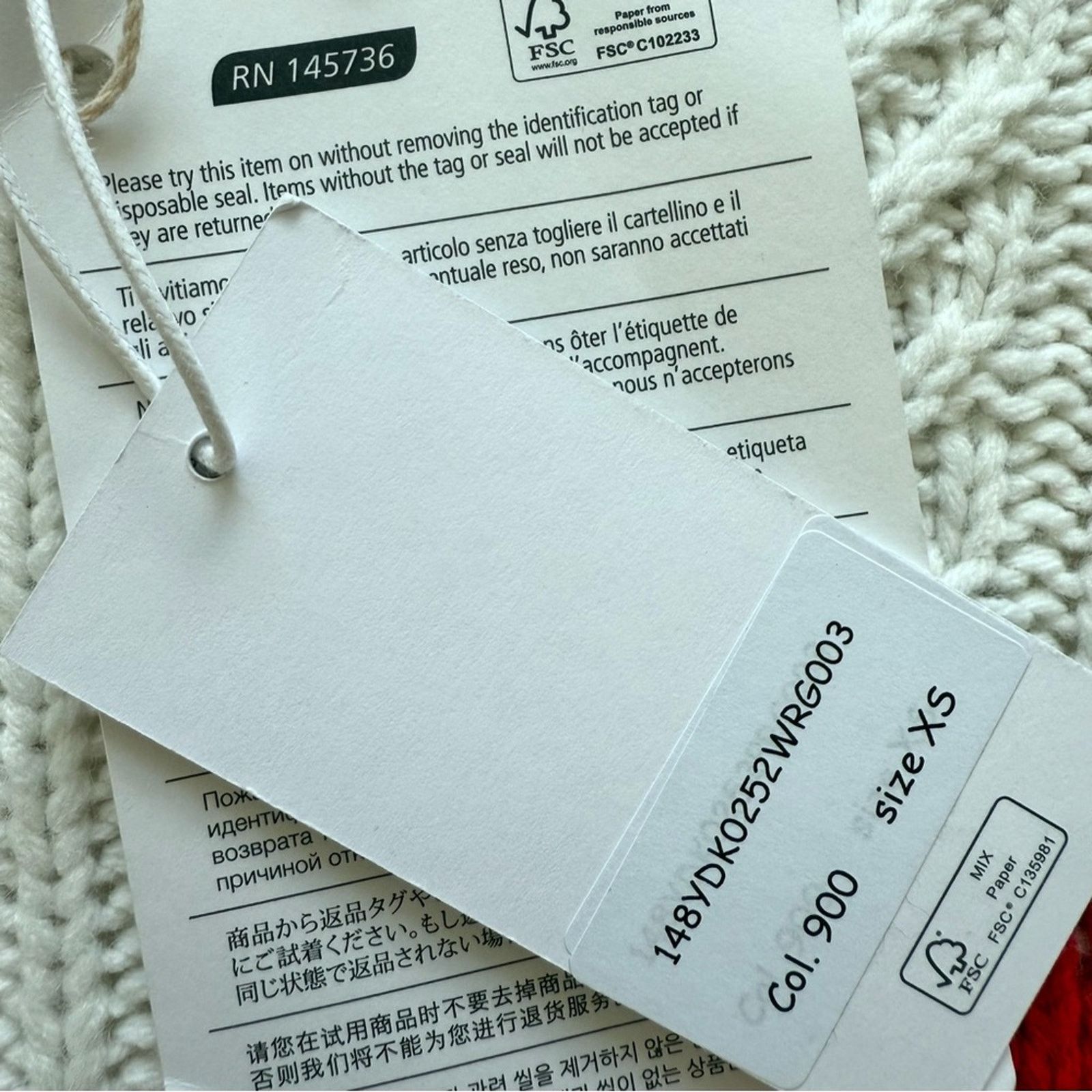 Other NWT!!! 8 by Yoox sweater size XS Retail 270$ Size XS / US 0-2 / IT 36-38 - 5 Thumbnail