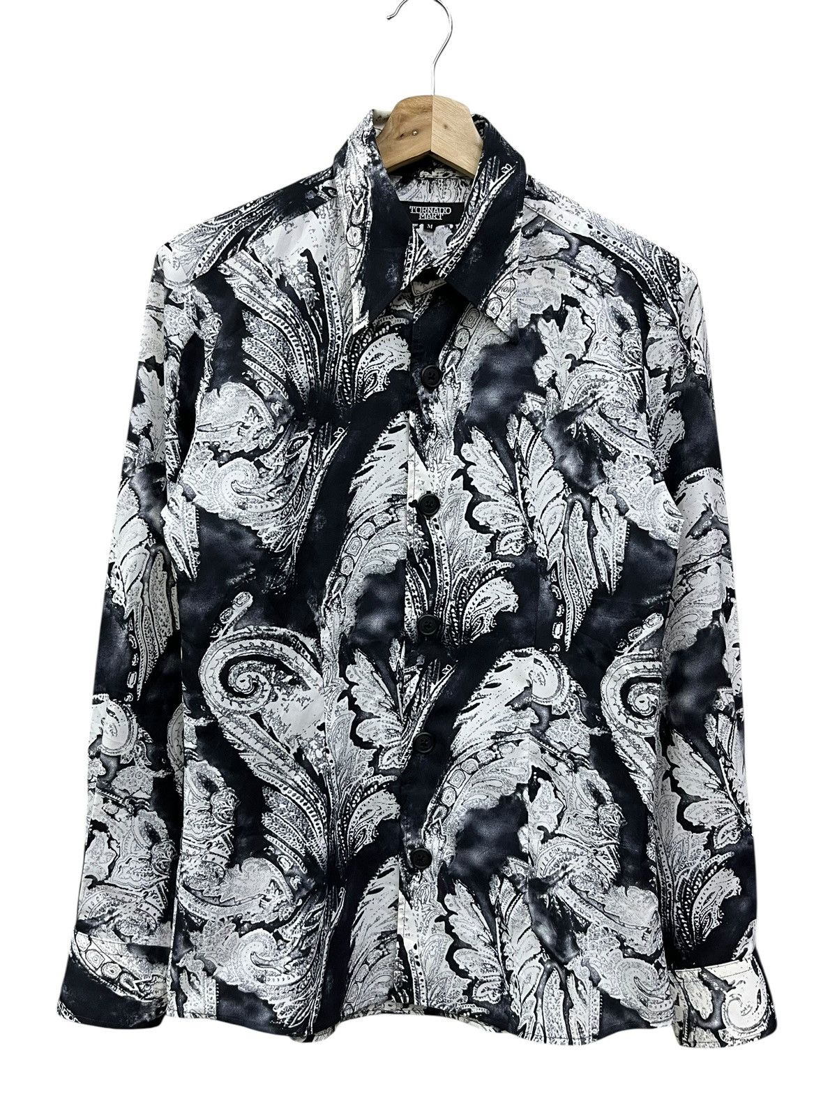 Tornado Mart Vintage Tornado Mart Japan Paisley Sheer Avant Garde Shirt Size S / US 4 / IT 40 - 1 Thumbnail