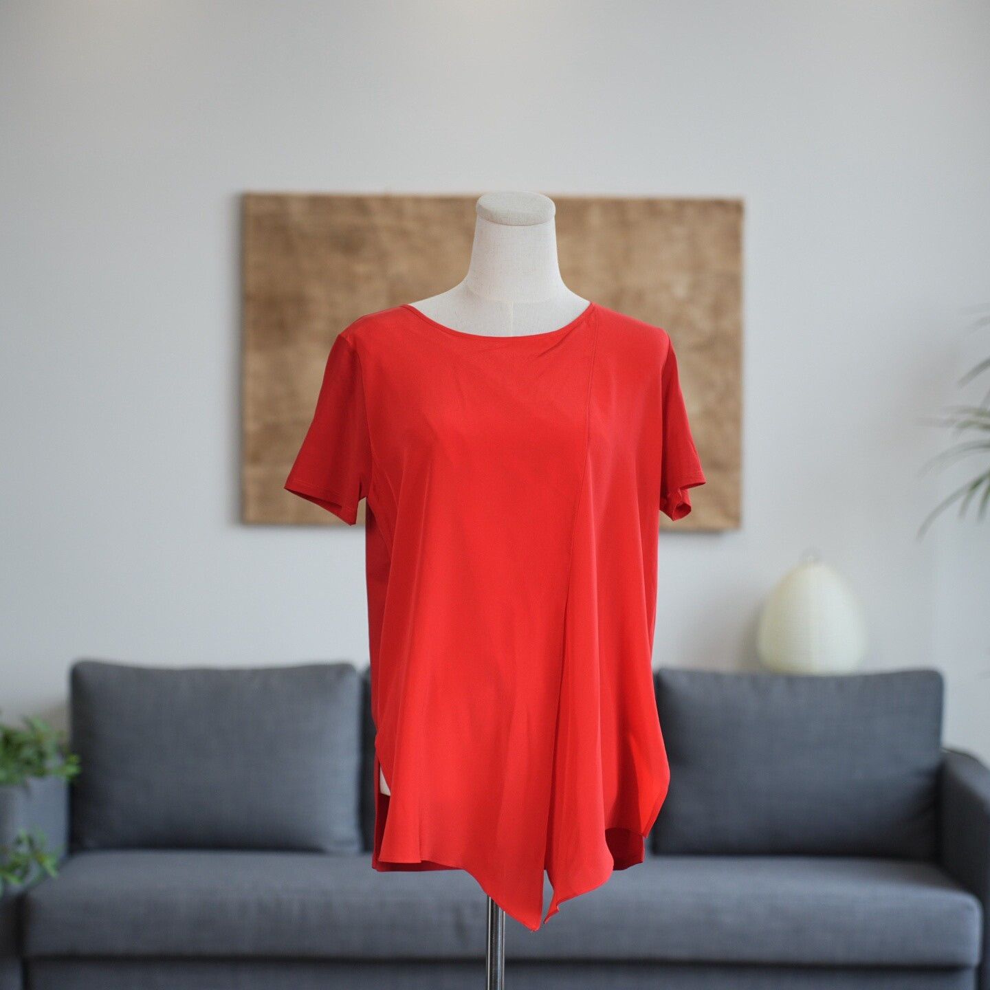 Max Mara Max Mara Red Button Up L Women Size L / US 10 / IT 46 - 1 Thumbnail