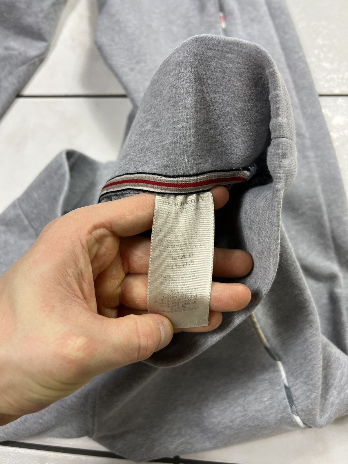 Burberry Vintage Burberry y2k juicy stripe check baggy sweatpants Size 27" / US 4 / IT 40 - 22 Thumbnail