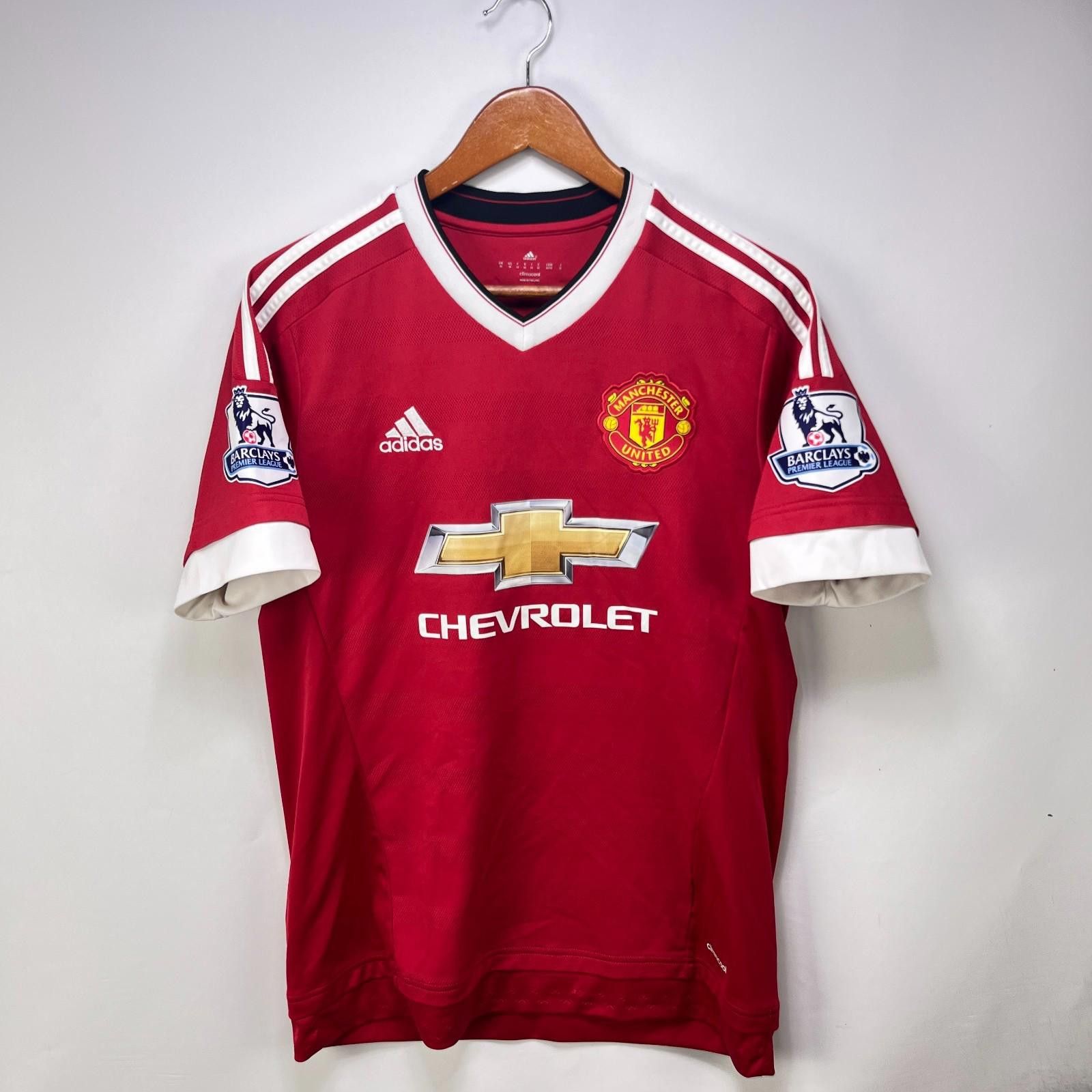 Designer ADIDAS 2015-16 MANCHESTER UNITED *MEMPHIS* Jersey Medium Size ONE SIZE - 1 Thumbnail