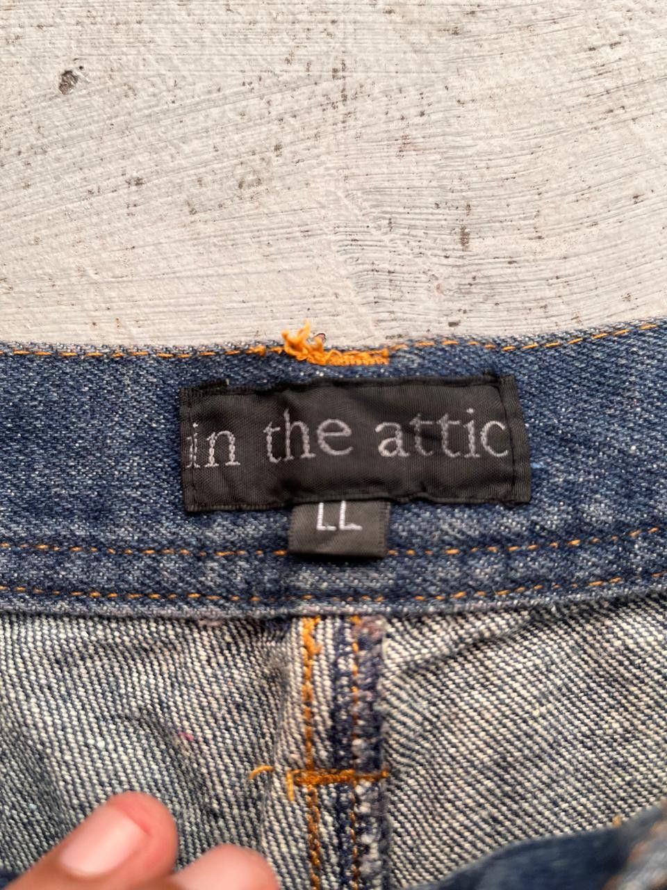 In The Attic In the Attic Poem Distressed Denim Pants Punk LGB Size US 31 - 2 Thumbnail