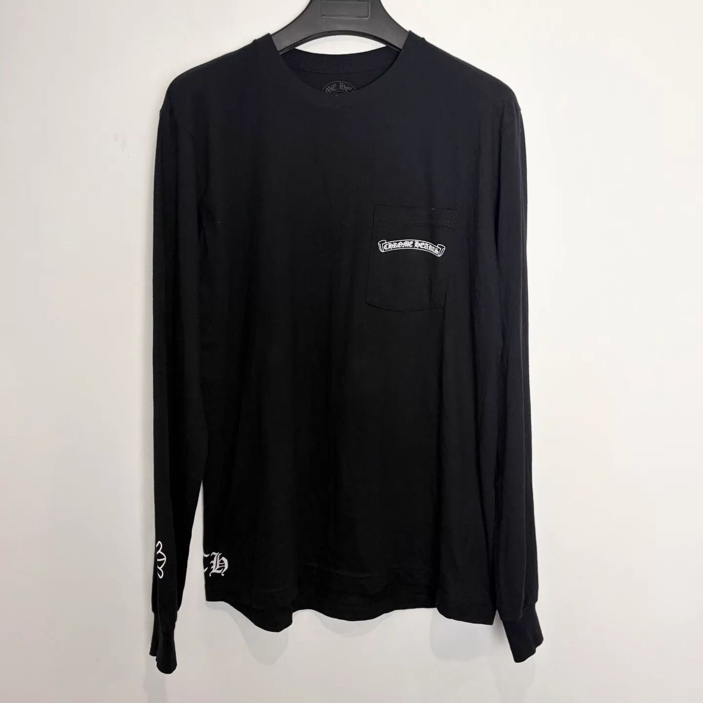 Chrome Hearts Chrome Hearts Black Scroll Phantom Cross Longsleeve Tee L Size US L / EU 52-54 / 3 - 1 Thumbnail