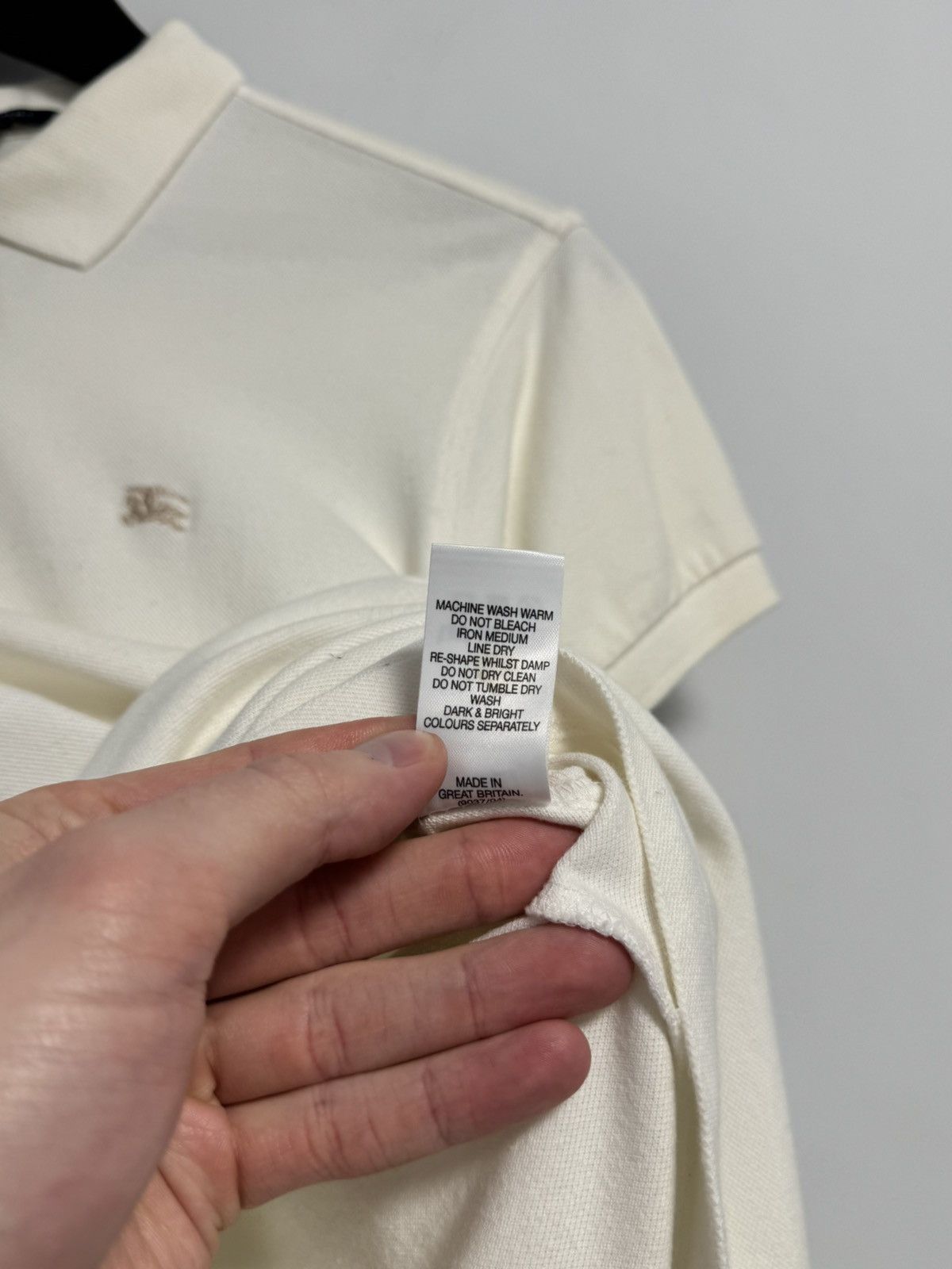 Burberry Burberry Women’s Ivory Polo Shirt Dress – Short Sleeve Size M / US 6-8 / IT 42-44 - 12 Thumbnail