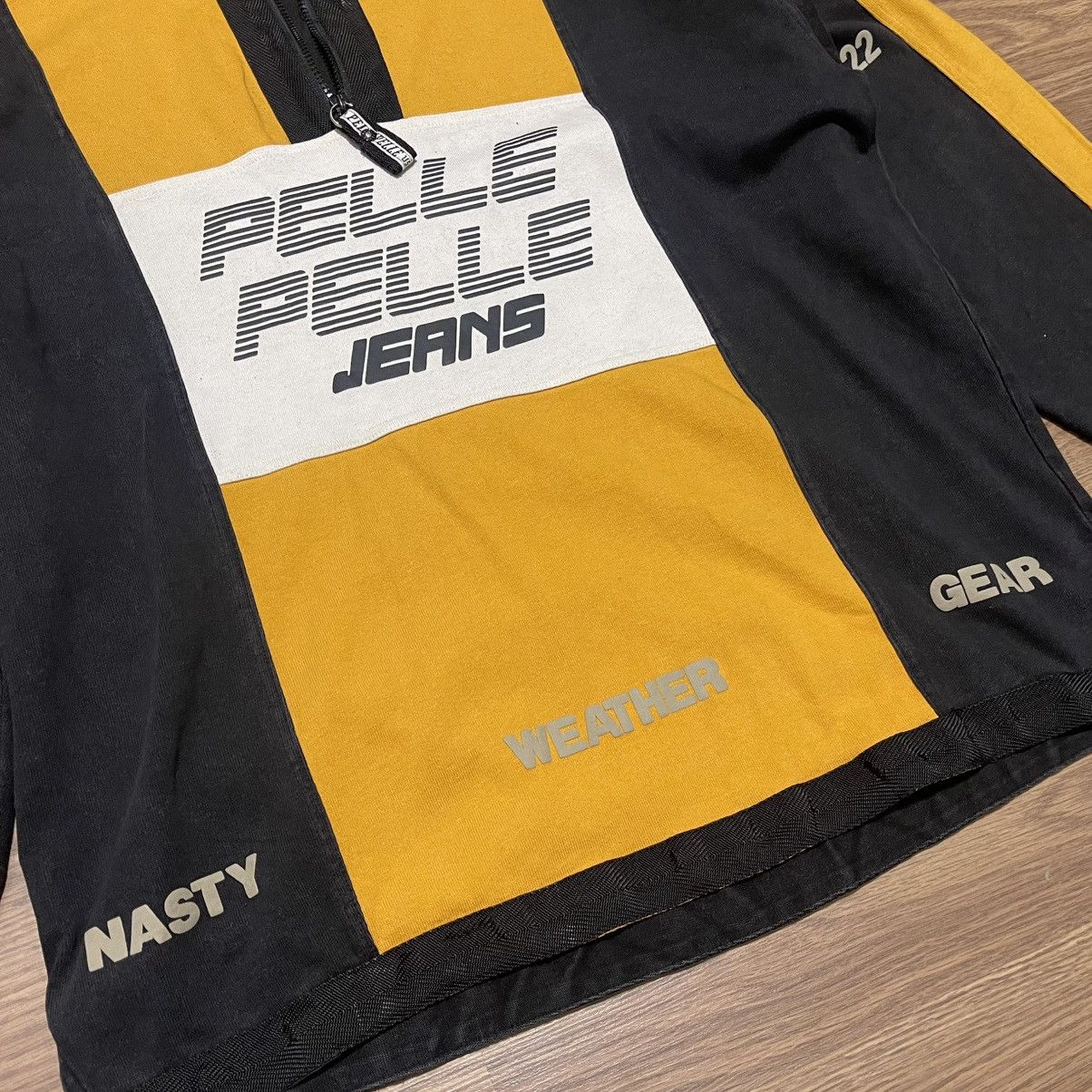 Pelle Pelle Rare Pelle Pelle jeans marc Buchanan zip up sweatshirt Size US XL / EU 56 / 4 - 4 Thumbnail
