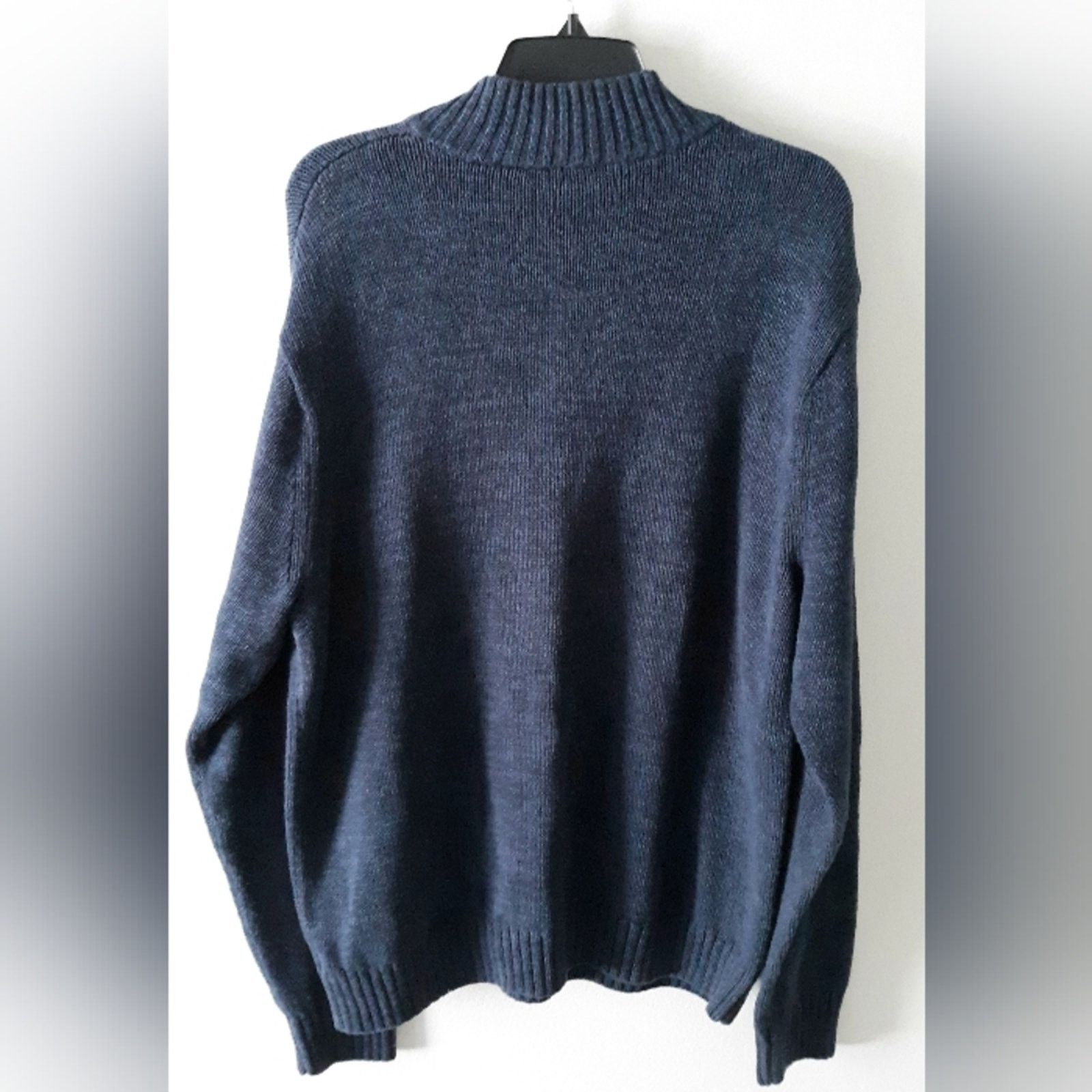 Chaps VTG Chaps 1/4 Zip Mock Neck Sweater Size US XL / EU 56 / 4 - 2 Thumbnail