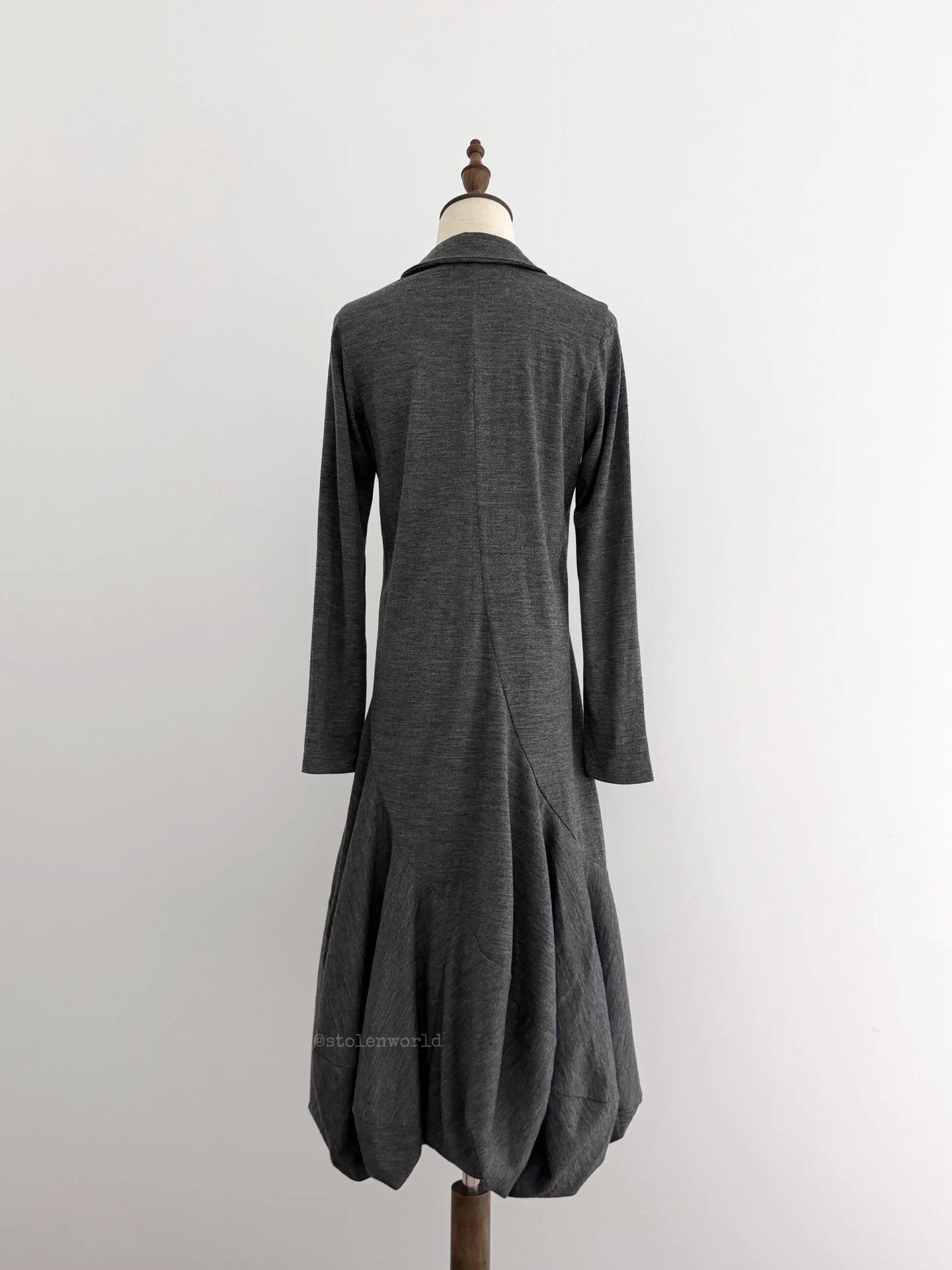 Junya Watanabe Junya Watanabe 2010FW Irregular Balloon Hem Wool Dress Size XS / US 0-2 / IT 36-38 - 8 Thumbnail
