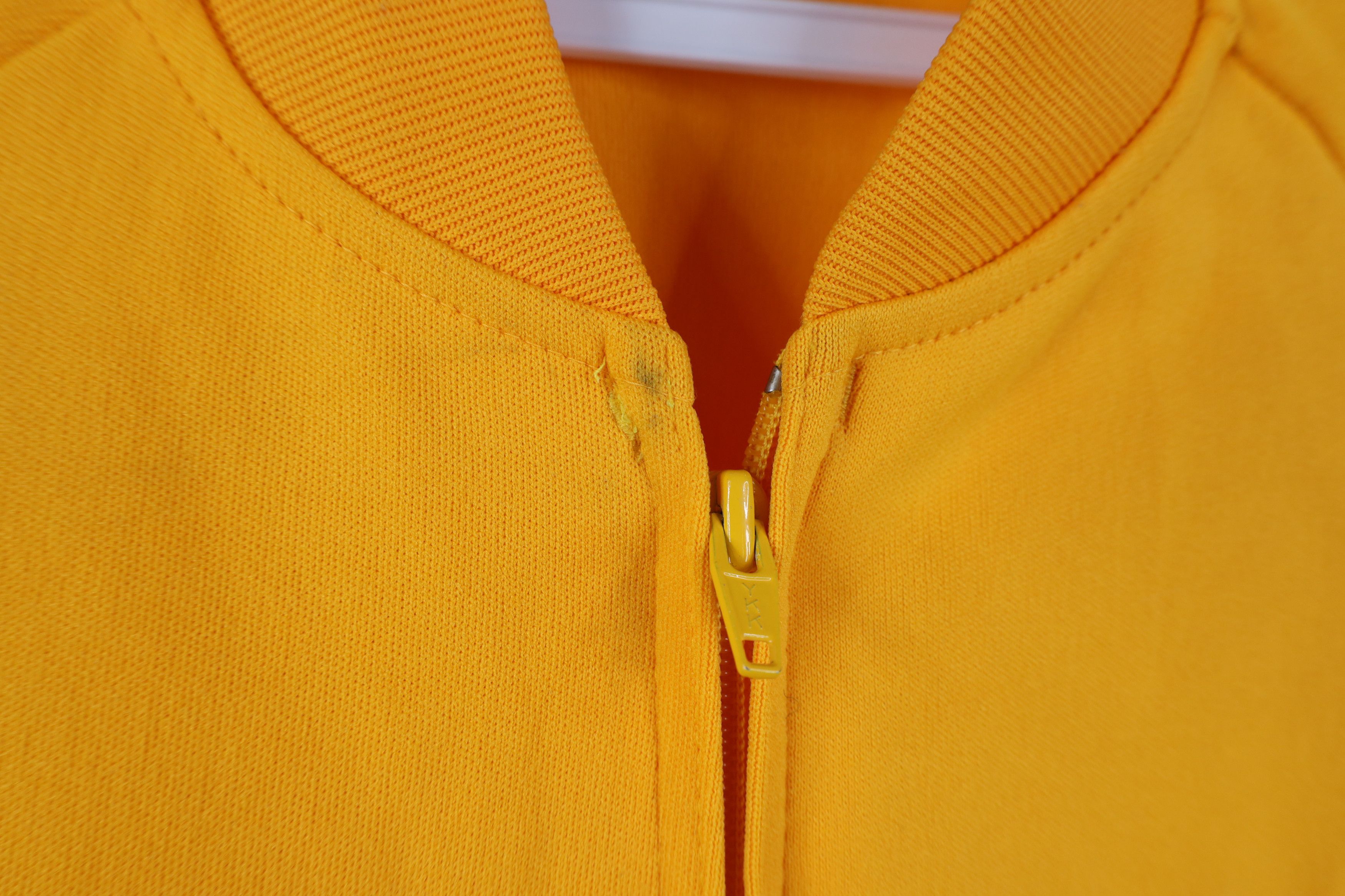 Vintage Vintage 70s Streetwear Striped Warm Up Track Jacket Yellow Size US M / EU 48-50 / 2 - 7 Thumbnail