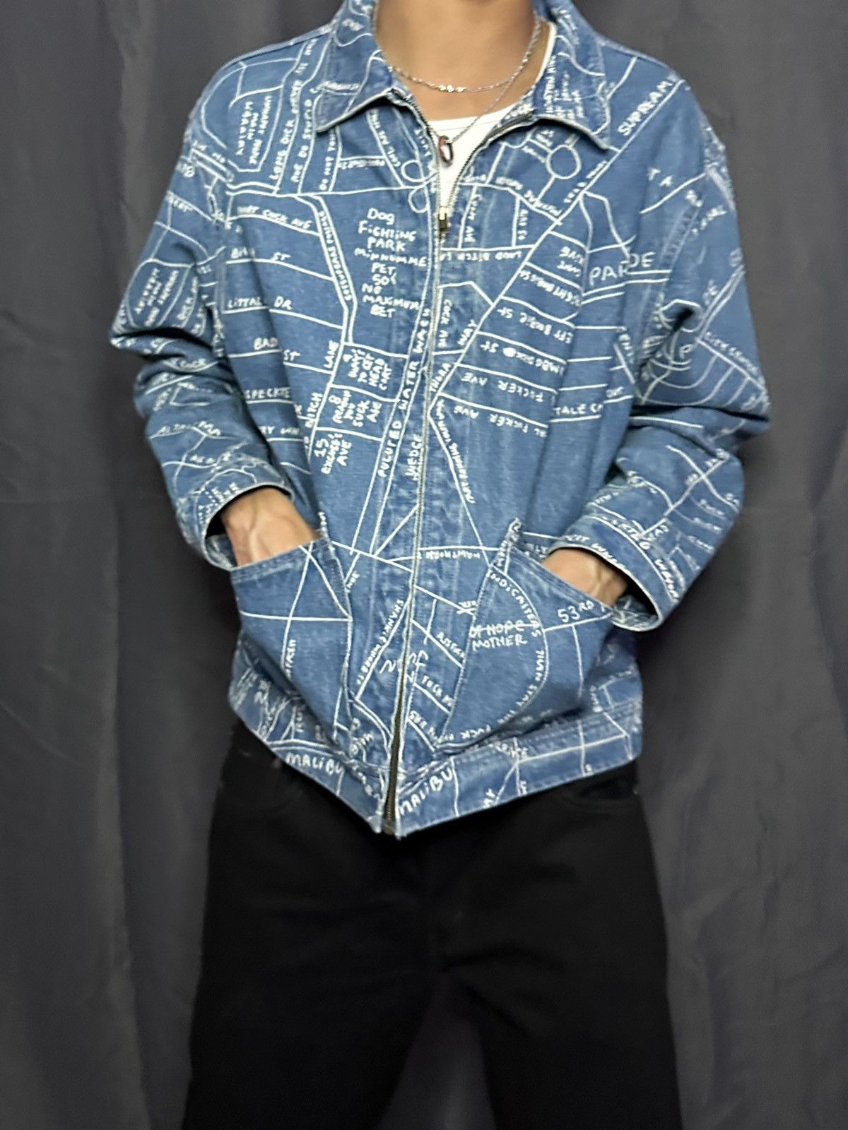 Supreme Reflective Arc Hooded Jacket デニム Supreme Reflective Arc Hooded Jacket デニム - メルカリ