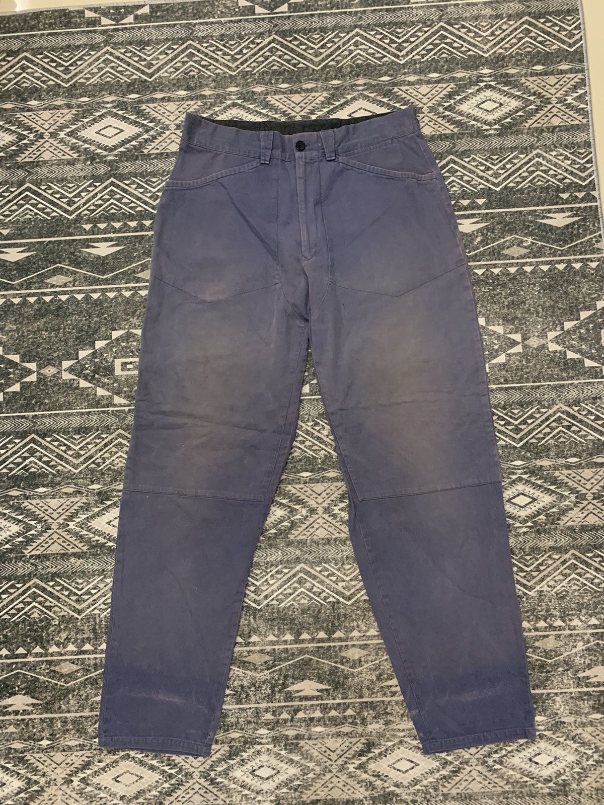 Yohji Yamamoto 🔥DOUBLE KNEE🔥YS FOR MEN RARE FADED PANT Size US 35 - 3 Thumbnail