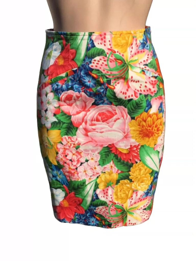 Kenzo KENZO 1992SS · Floral skirt Size 24" / US 00 / IT 34 - 2 Thumbnail