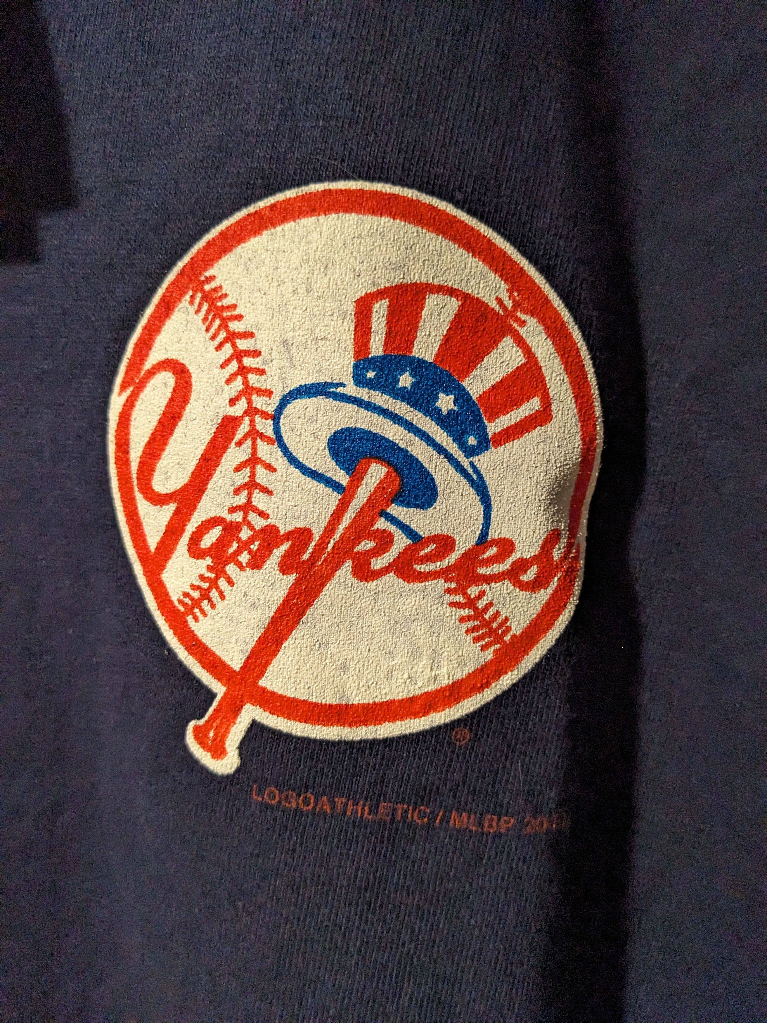 Logo Athletic × New York Yankees × Vintage Vintage 2000 Derek Jeter New York Yankees Logo Jersey Size US L / EU 52-54 / 3 - 4 Thumbnail
