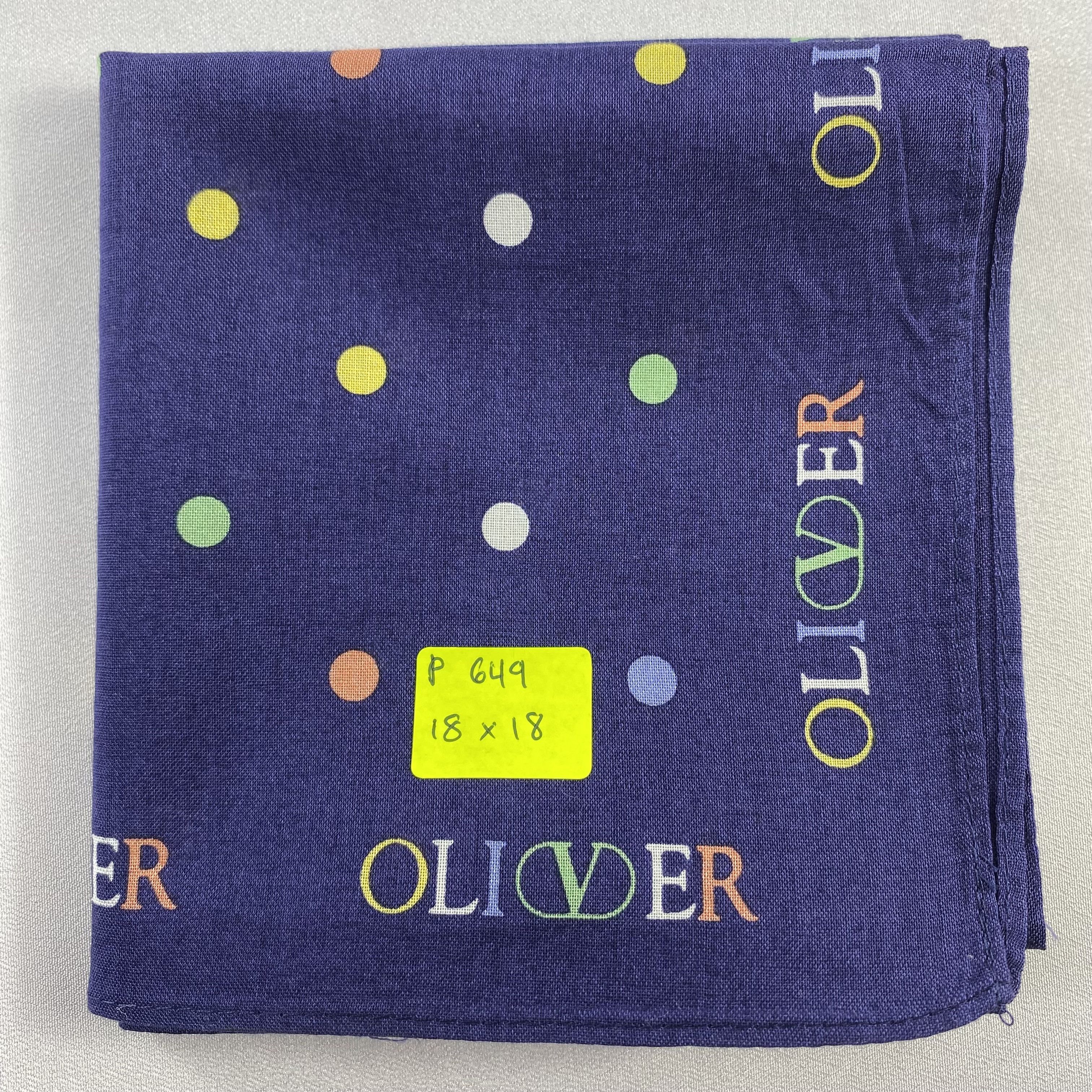 Vintage Oliver Handkerchief / Neckerchief / Bandana-P649 Size ONE SIZE - 5 Thumbnail