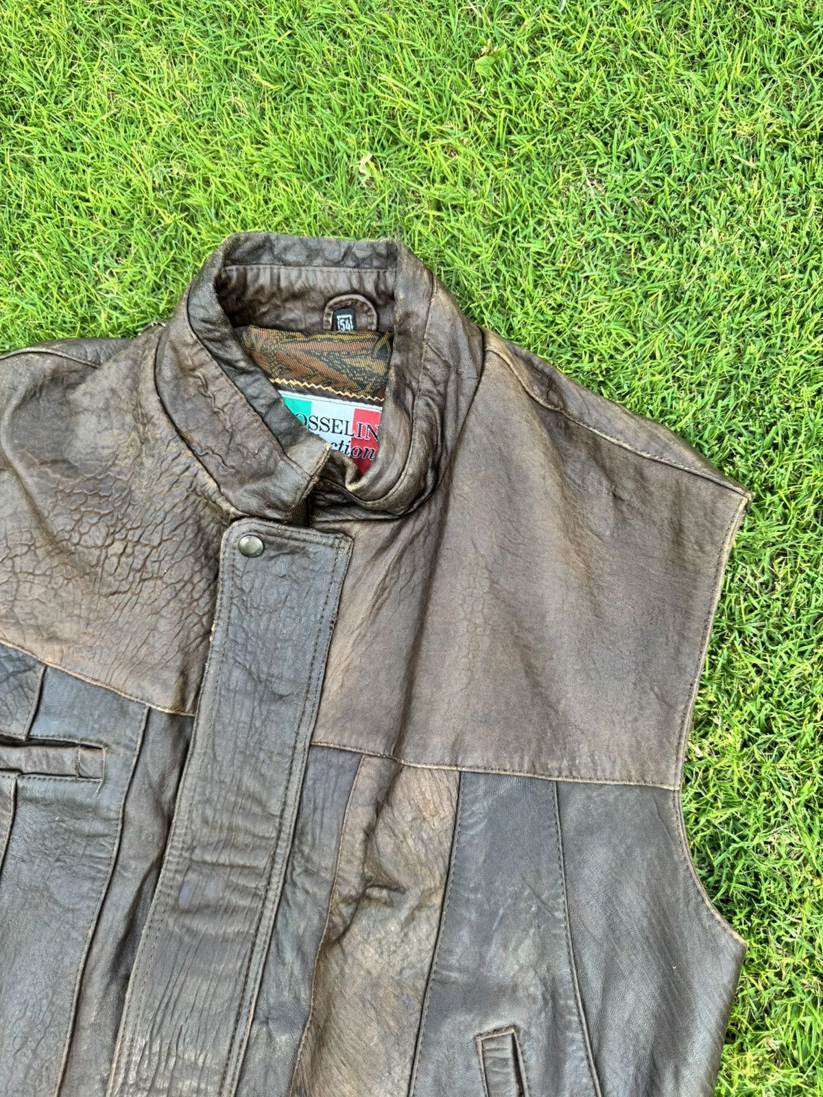 Fratelli Rossetti vintage brown leather jacket from the Rosselini collection Size US L / EU 52-54 / 3 - 5 Thumbnail