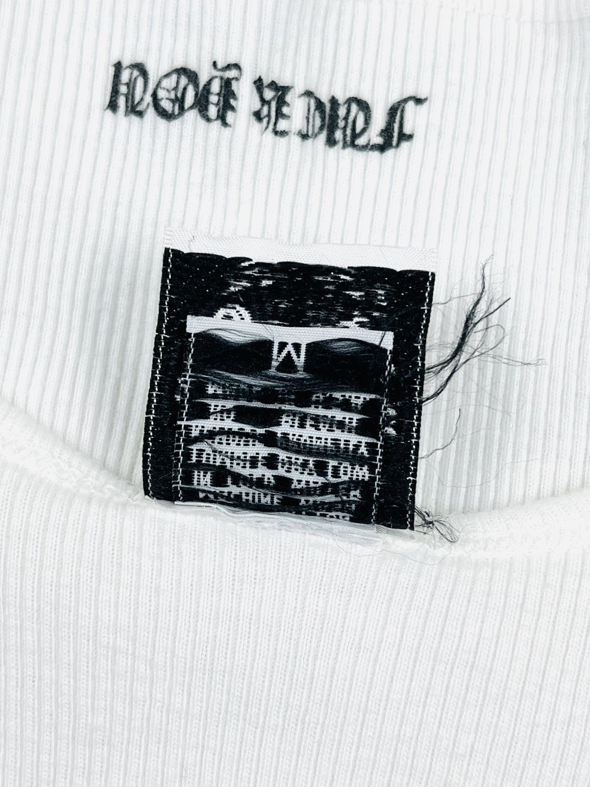 Chrome Hearts Chrome Hearts Vintage Fuck You Neck Logo Tank Top White Size M / US 6-8 / IT 42-44 - 6 Thumbnail