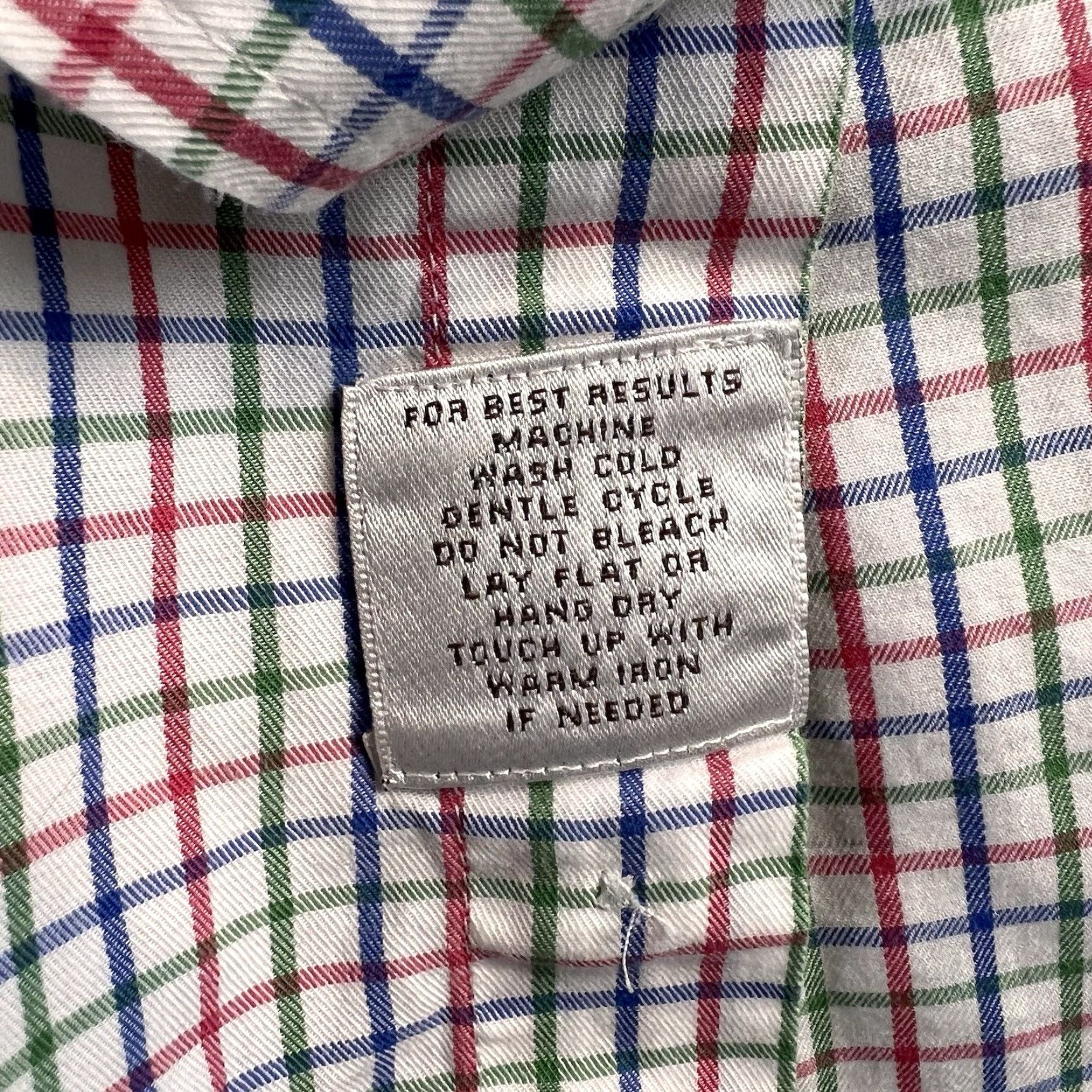 Peter Millar Peter Millar Mens Plaid Button-Up Shirt M White Check Long Sleeve LS Button-Up Pocket Preppy All Seasons Regular Mens Size US M / EU 48-50 / 2 - 3 Thumbnail