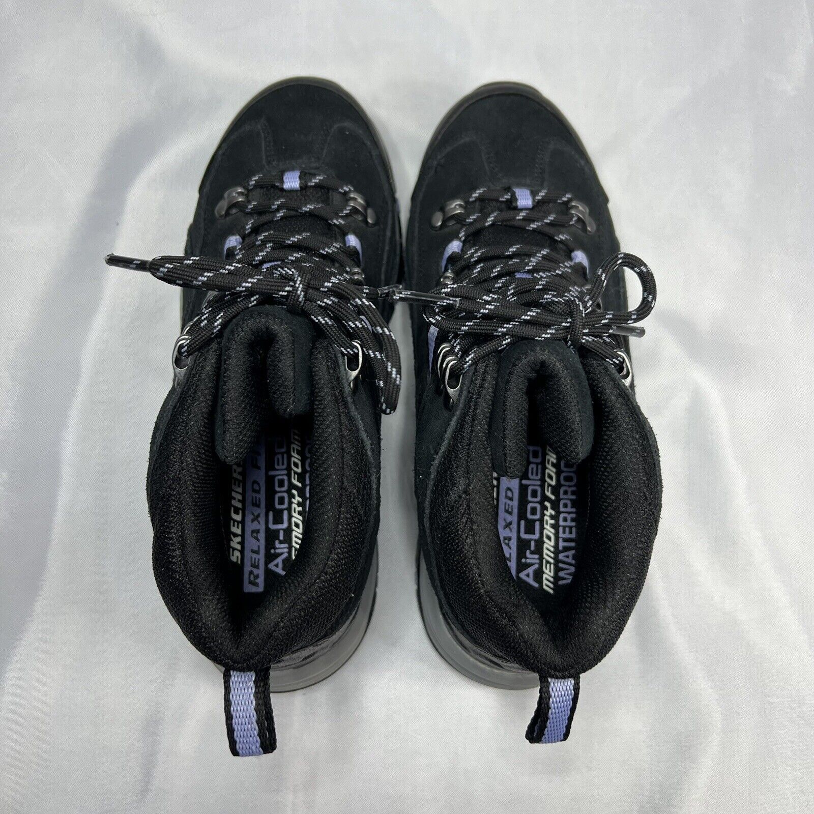 SKECHERS Women’s Skechers Alpine Trail Black Memory Foam Boots Sz 6.5 Size US 6.5 / IT 36.5 - 9 Thumbnail