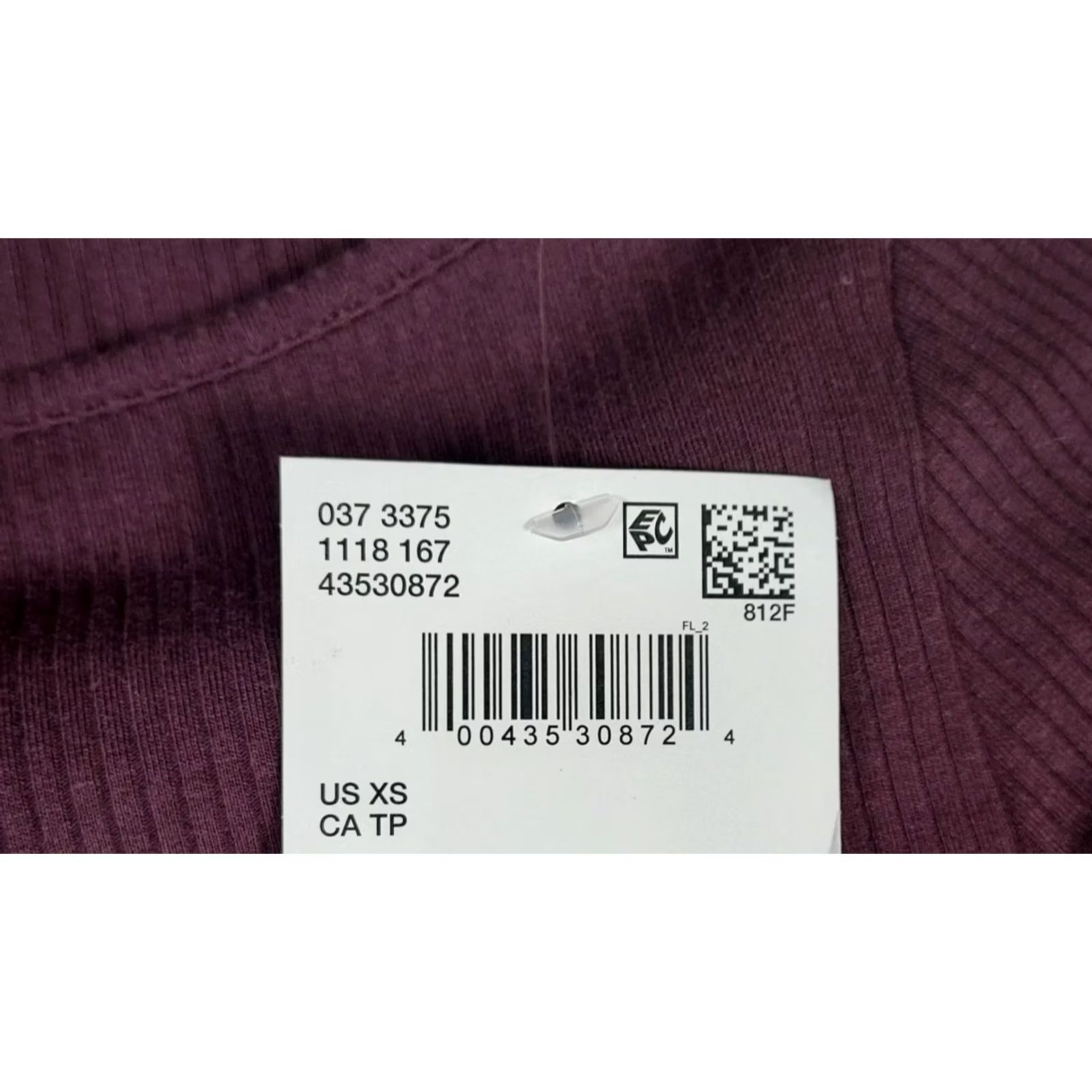 American Eagle Outfitters American Eagle Outfitters Shirt Womens XS Ribbed Burgundy Short Sleeve Pullover Viscose Solid Red Top Shirt Size XS / US 0-2 / IT 36-38 - 7 Thumbnail
