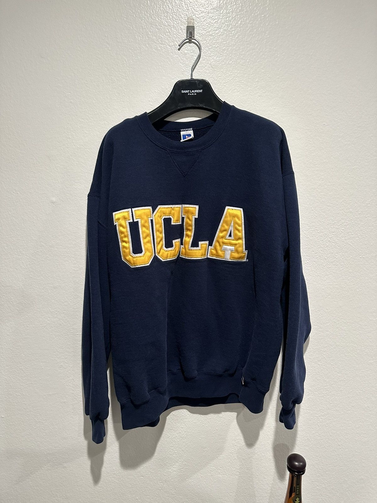 image of Vintage Ucla Russell Sweatshirt in Navy, Men's (Size XL)