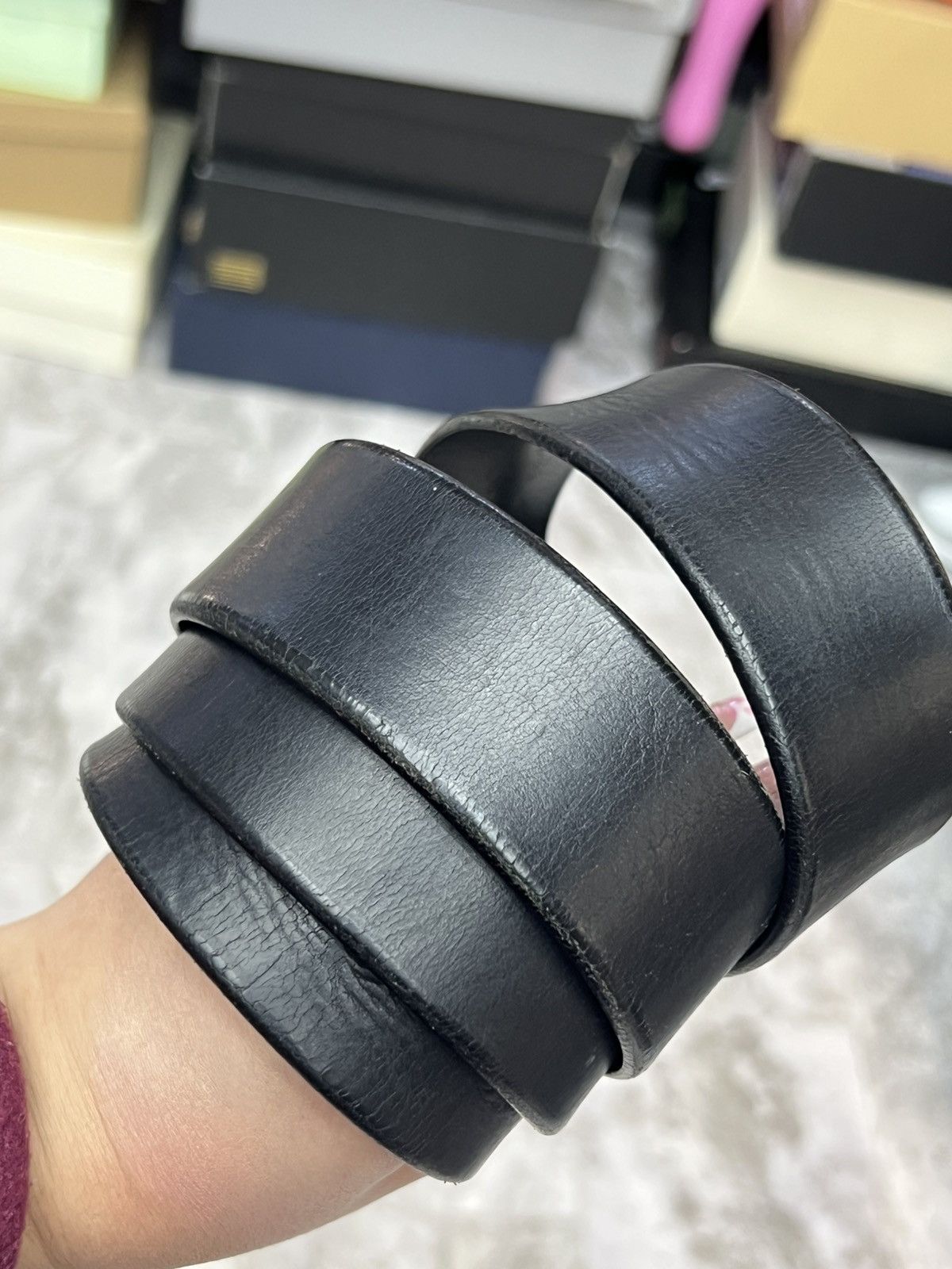 Salvatore Ferragamo Salvatore Ferragamo Gancini Buck Belt Size 44 - 2 Thumbnail