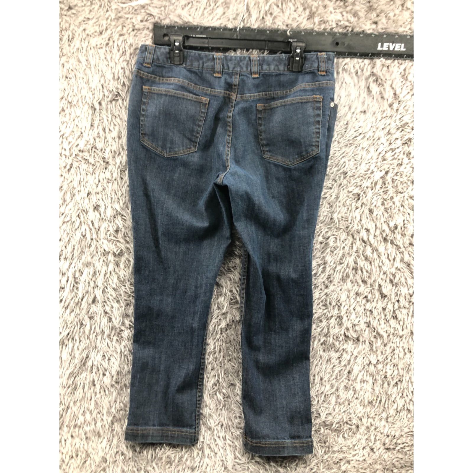 Eddie Bauer Eddie Bauer Jeans Womens Ankle Zip 14 Blue Dark Wash Genuine Denim Regular Size 14 27in Inseam Ballpoint? Size 36" / US 14 / IT 50 - 6 Thumbnail