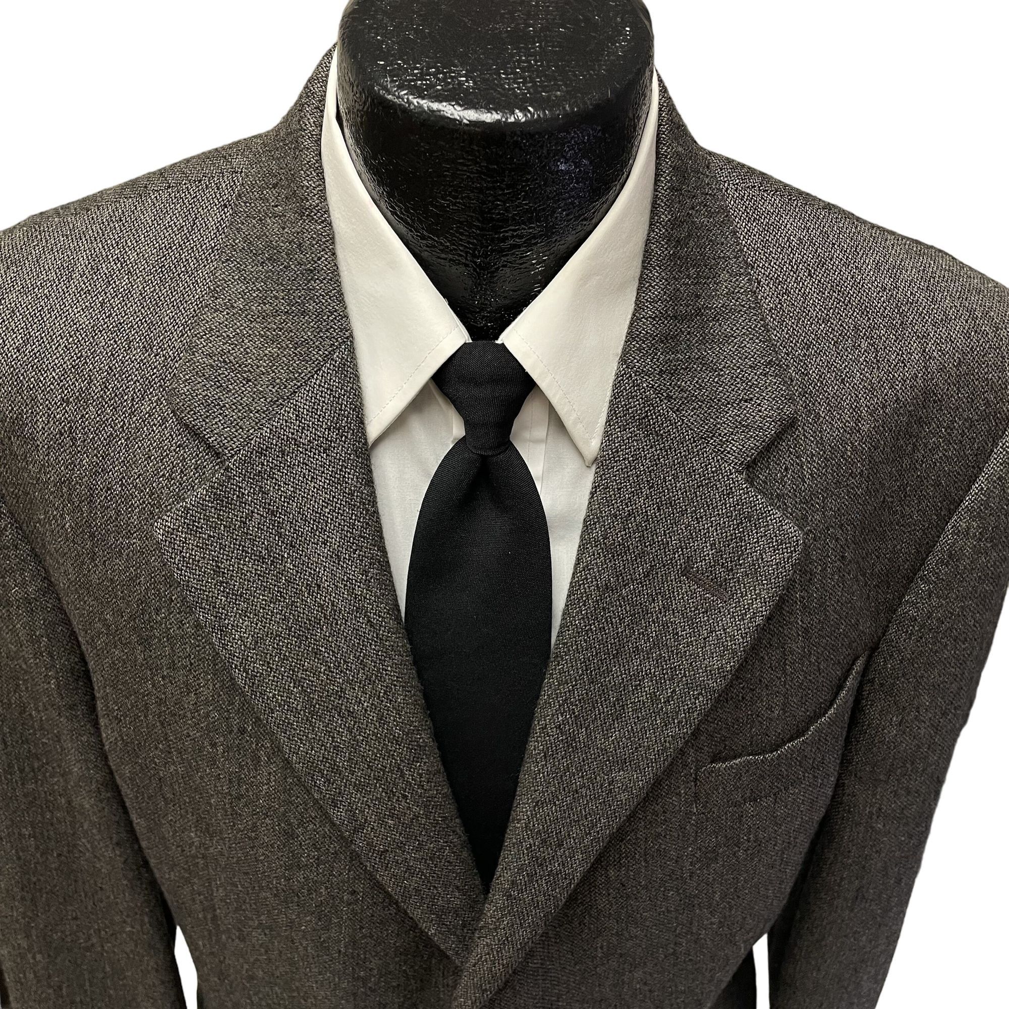 Jos. A. Bank Jos A Bank Sport Coat 3 BTN Jacket Brown Gray WOOL Jacket Size 44L - 2 Thumbnail