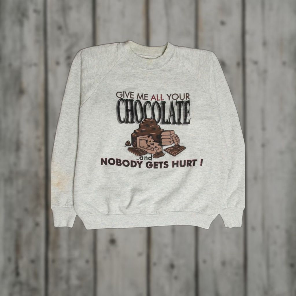 Fruit Of The Loom VINTAGE Fruit of the Loom Sweatshirt Gray Pullover Large Unisex Adults Girls Womens Mens Size US L / EU 52-54 / 3 - 1 Thumbnail