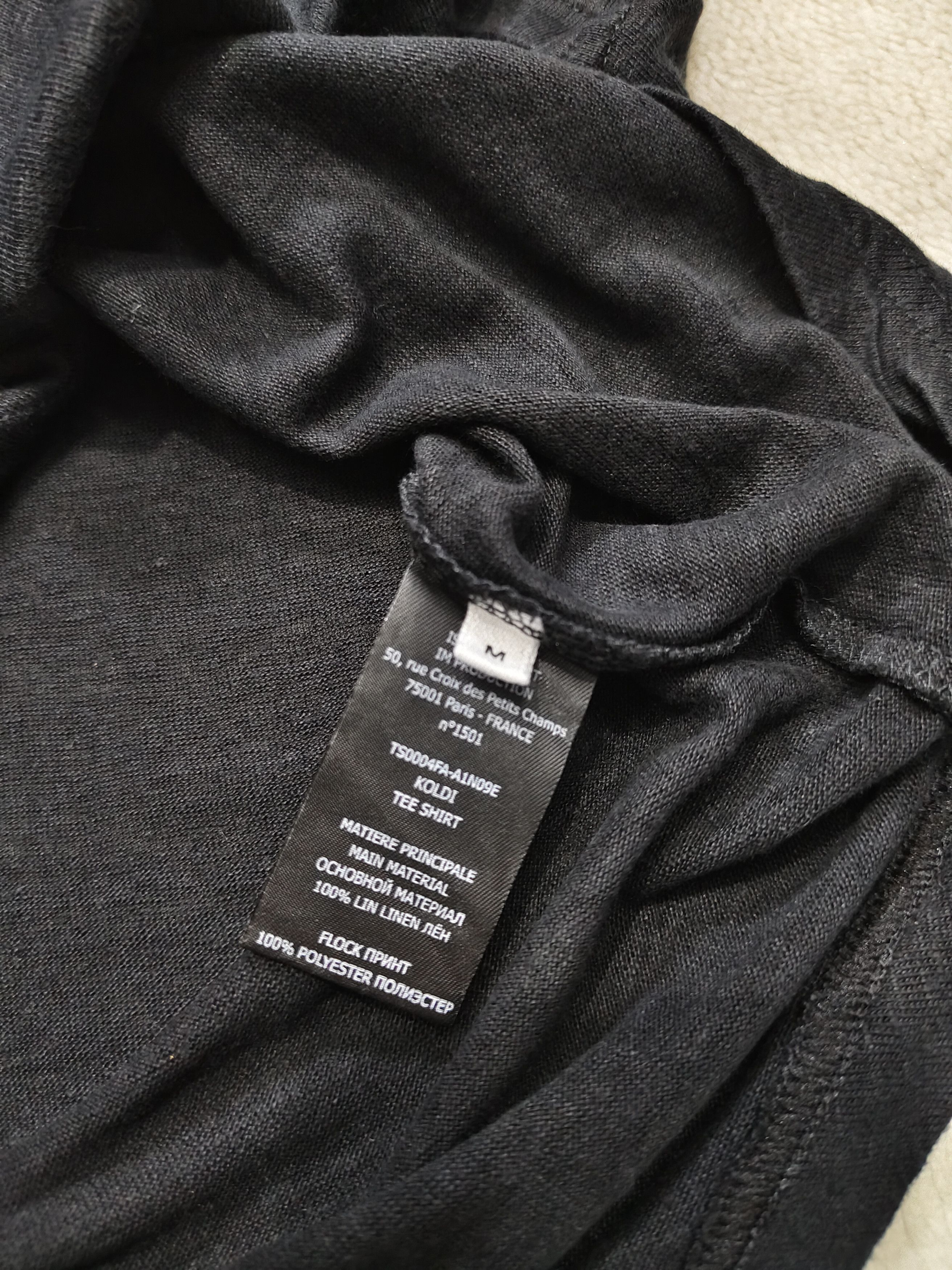 Isabel Marant Etoile DOPE🔥Marant Etoile Velvet Logo Linen Tshirt Size M / US 6-8 / IT 42-44 - 5 Thumbnail