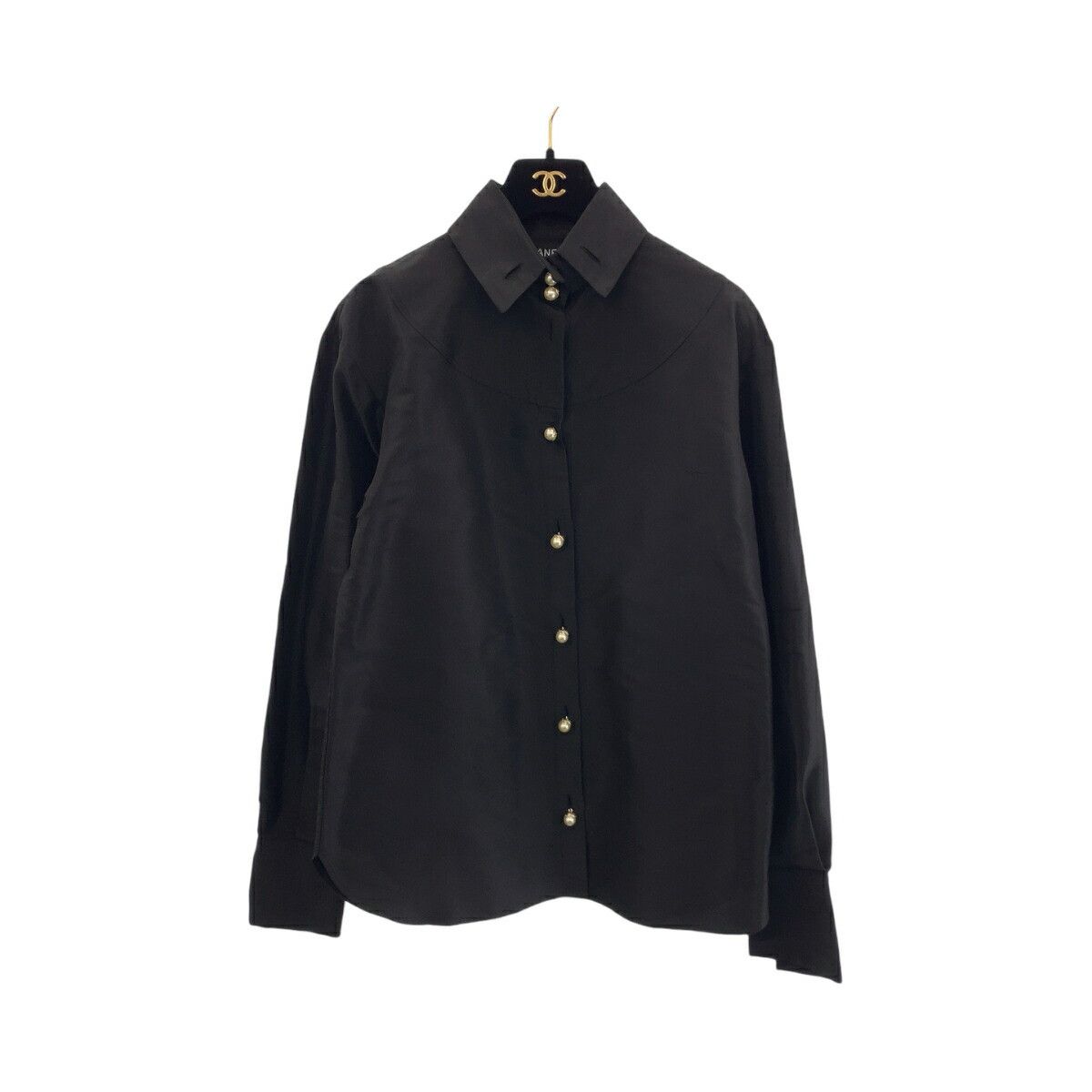 Chanel Chanel CHANEL P64478V24243 Silk Dress Shirt Textile Dress Shirt P64478V24243 DUTY FREE for USA Size ONE SIZE - 1 Thumbnail