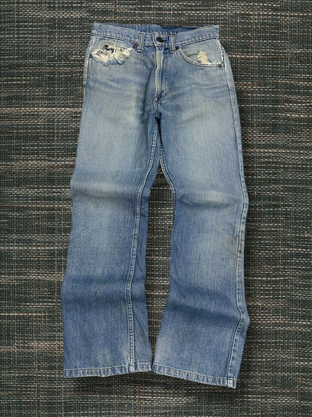 Levi's Vintage Clothing Vintage 0g 1990s Designer Levis 517 Orange Tab Flared Denim Size US 29 - 1 Thumbnail