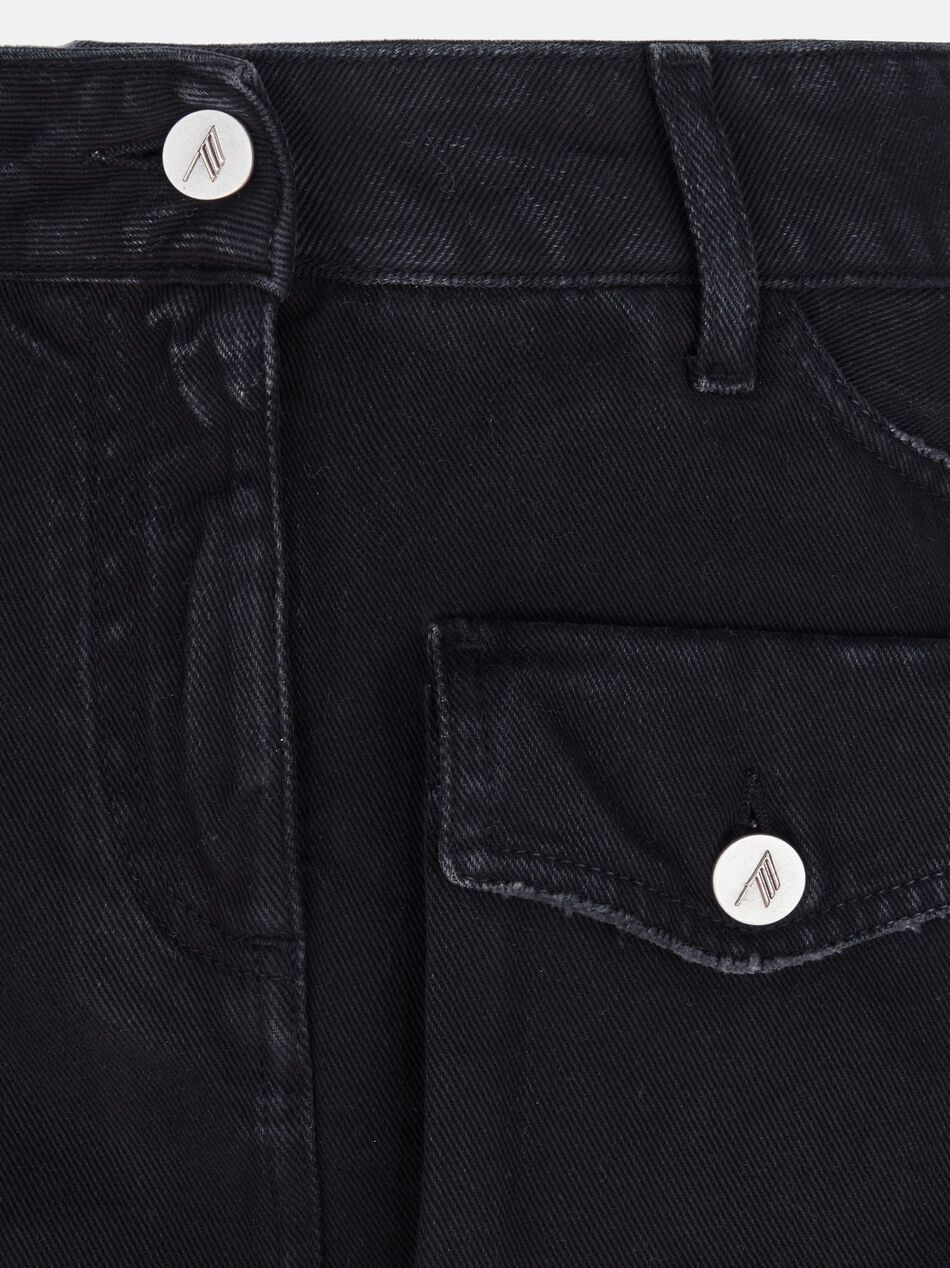 The Attico o1mle0525 Cargo Mini Skirt in Black Size 28" / US 6 / IT 42 - 4 Thumbnail