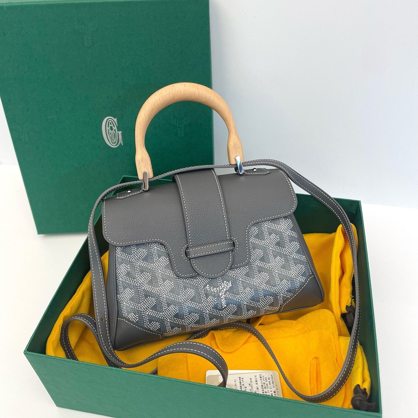 Goyard Goyard Saigon Mini Leather Handle Bag Size ONE SIZE - 1 Thumbnail