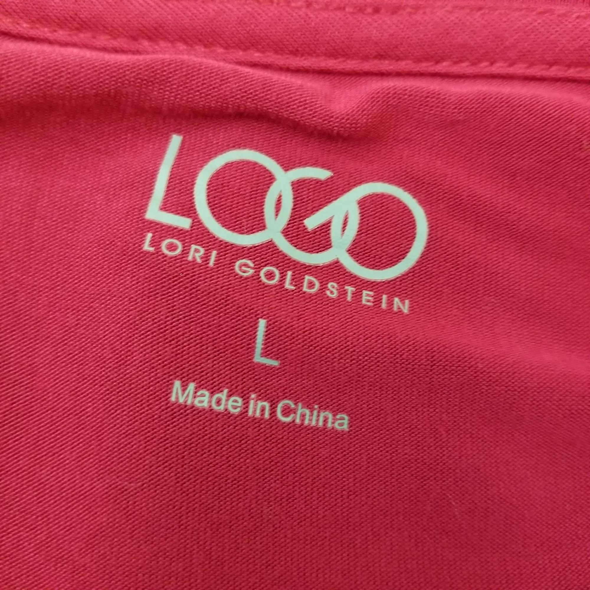 Other LOGO Lori Goldstein L Pink Stretch Tunic Sharkbite Hem Pocke Size L / US 10 / IT 46 - 2 Thumbnail