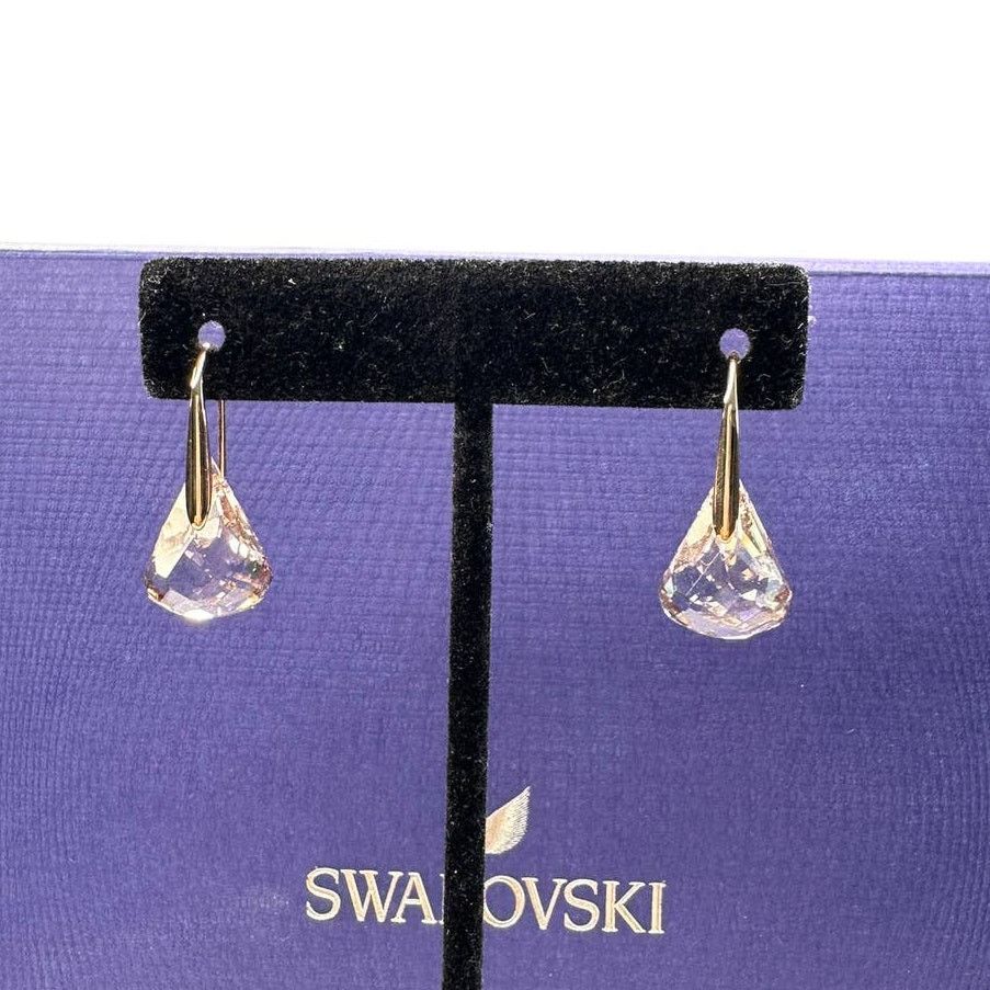 Swarovski Swarovski Lunar drop earrings Pink, Rose gold-tone plated Size ONE SIZE - 4 Thumbnail