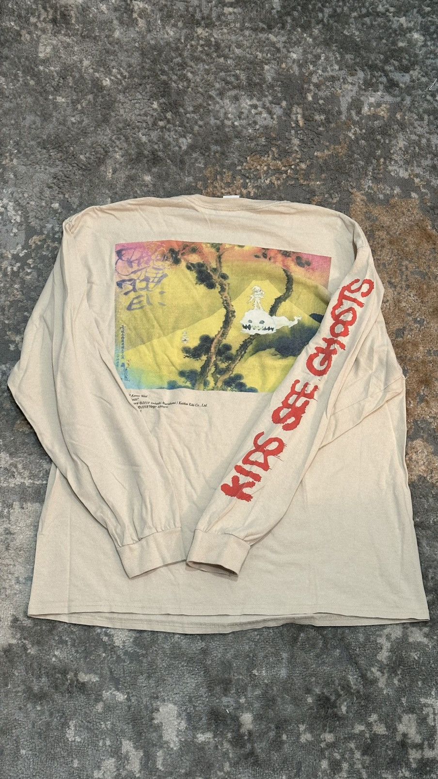 Kids See Ghosts Long Sleeve Kanye West Kid Cudi