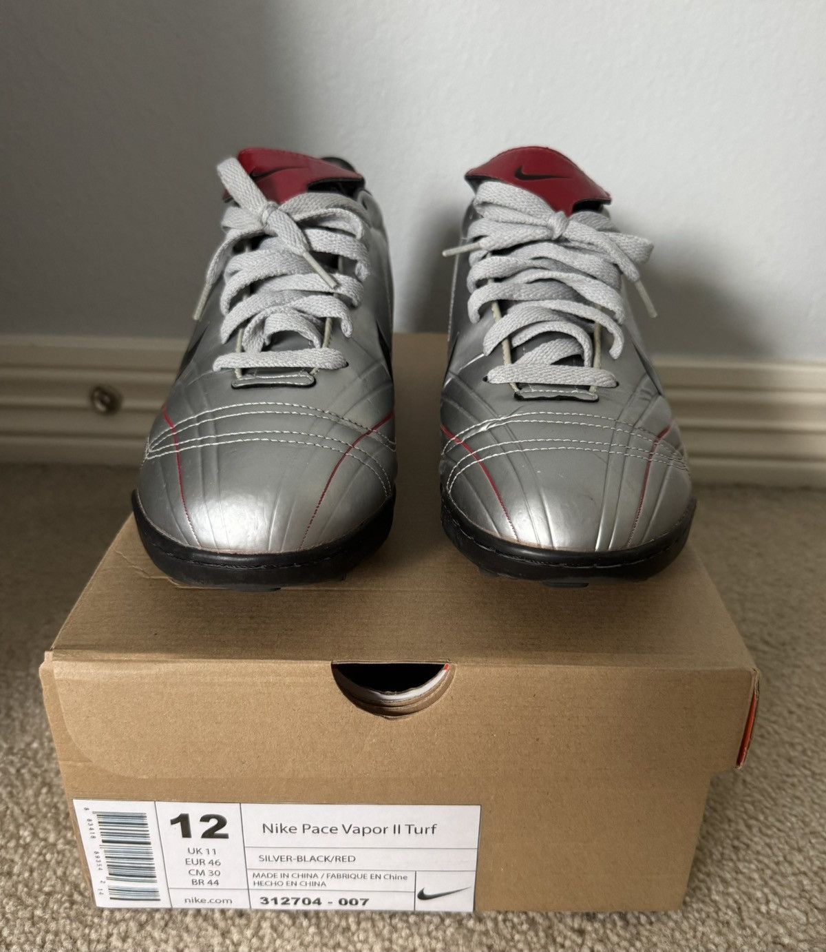Nike 2008 Nike Pace Vapor II Turf Size US 12 / EU 45 - 1 Thumbnail