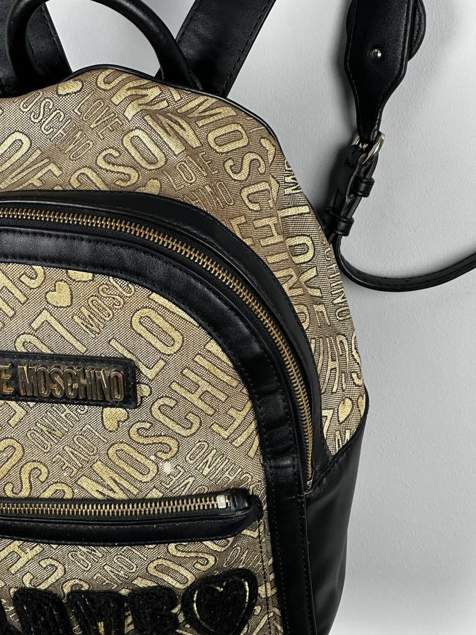Moschino Love Moschino Luxury Leather Iconic Backpack Size ONE SIZE - 4 Thumbnail