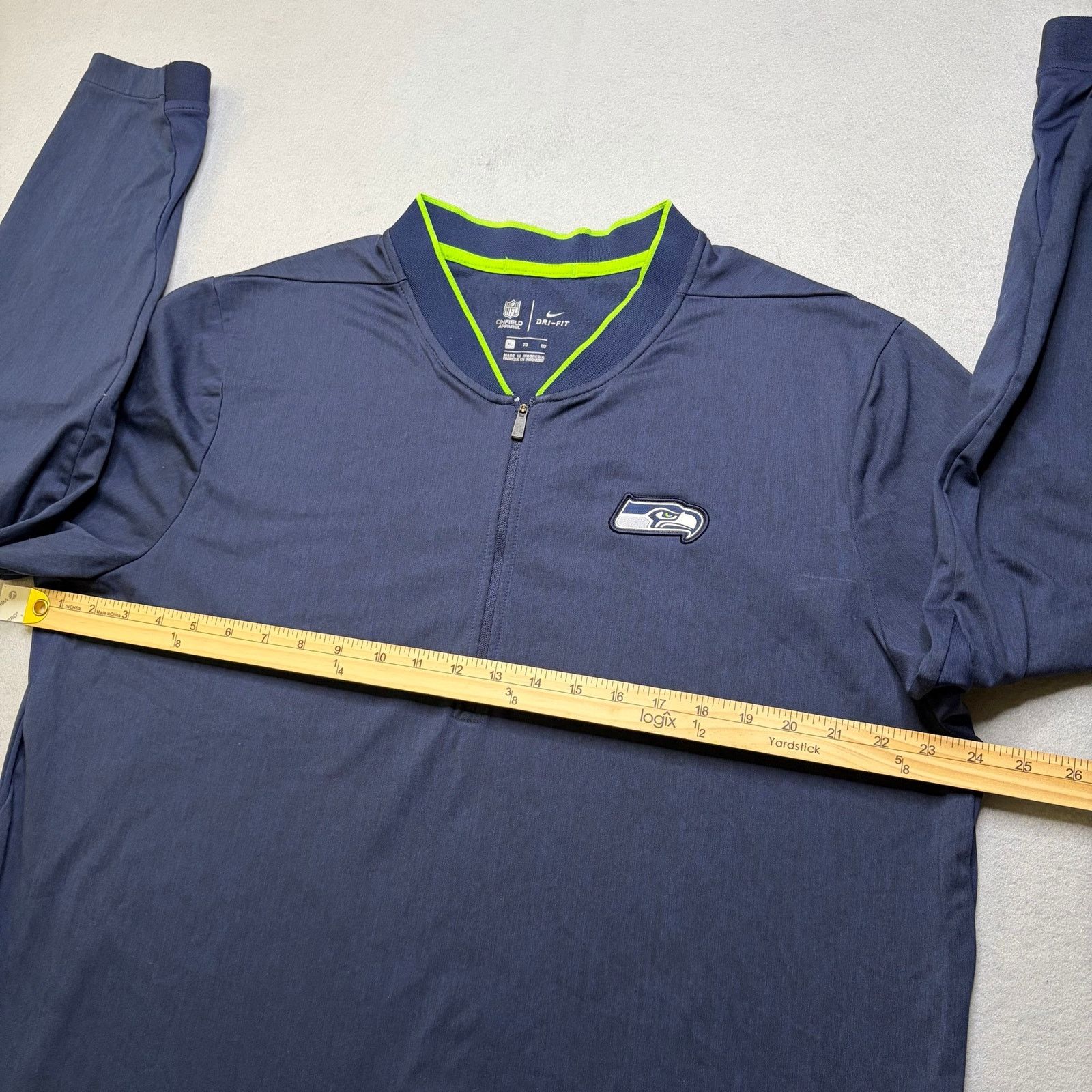 Nike Nike Dri-FIT Seattle Seahawks 1/4 Zip Pullover Men XL Size US XL / EU 56 / 4 - 5 Thumbnail