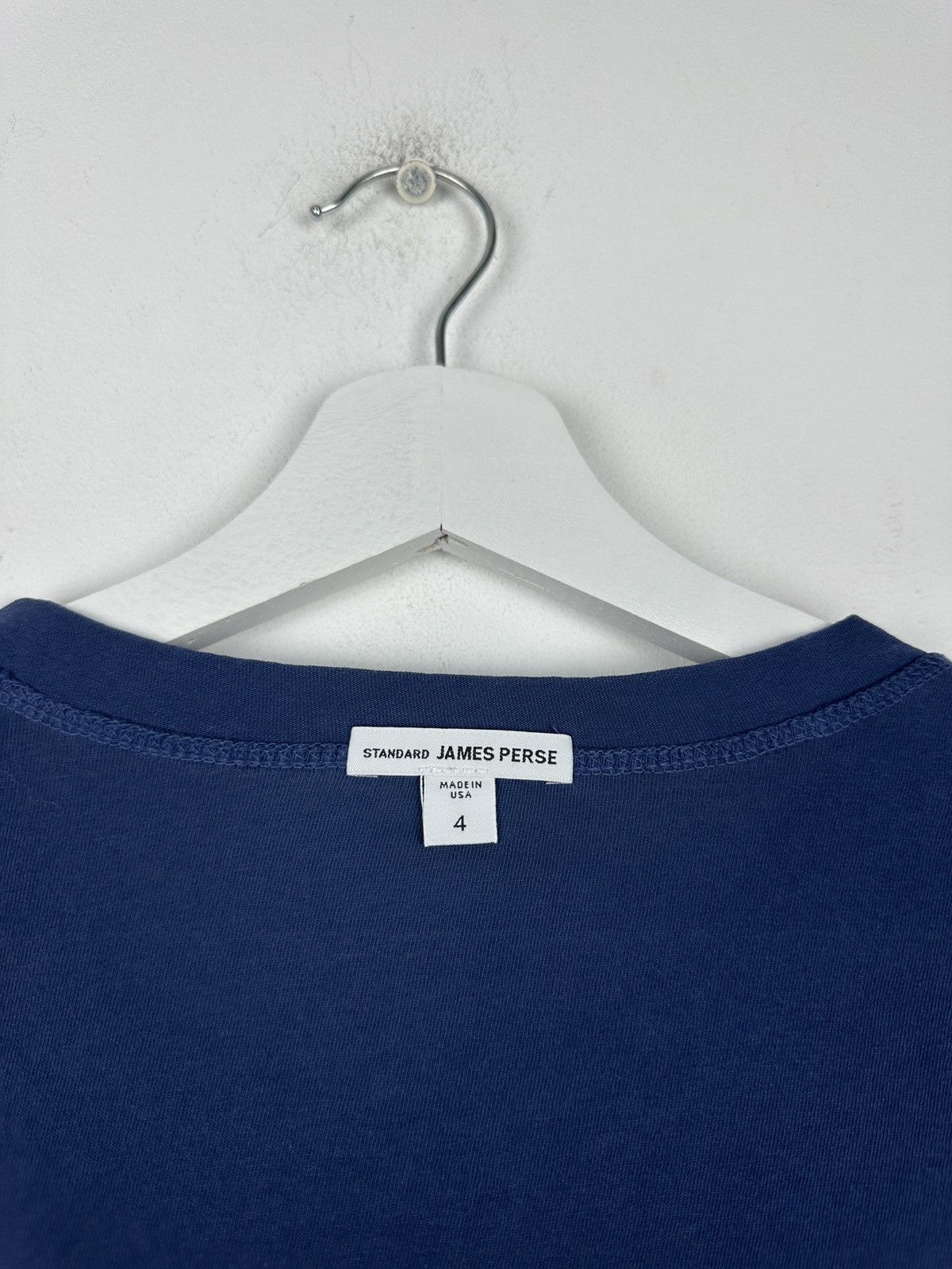 James Perse James Perse Supima Henley Long Sleeve T Shirt Tee Size US XL / EU 56 / 4 - 7 Thumbnail