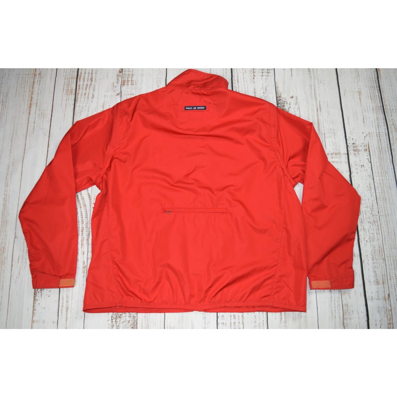 Vintage VINTAGE Polo Sport Windbreaker Jacket Red 2-IN-1 Removable Sleeves Vest L Mens Regular Size US L / EU 52-54 / 3 - 7 Thumbnail