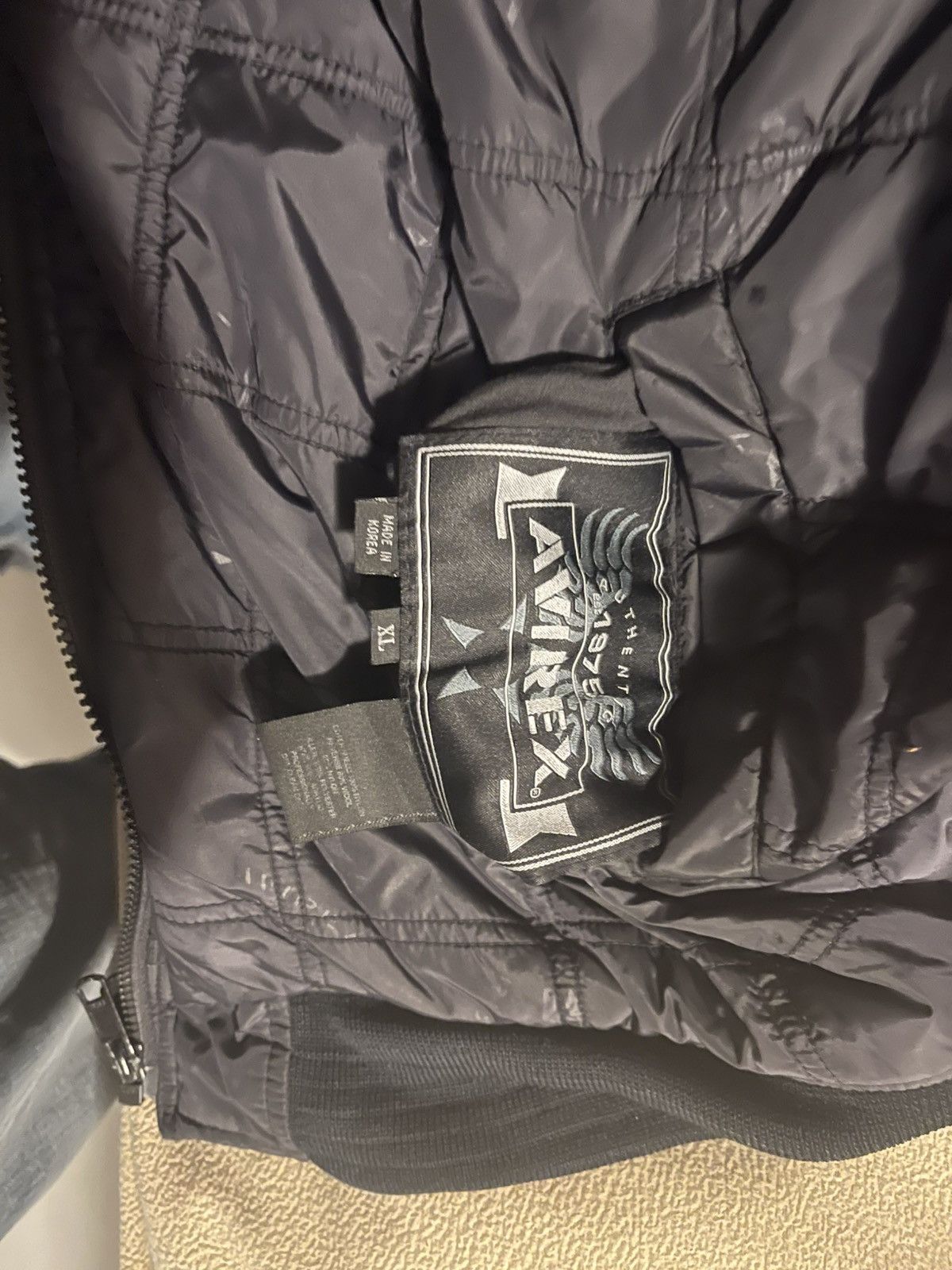 Avirex Vintage 1990s reversible Avirex squadron Wool Varsity Jacket Size US XL / EU 56 / 4 - 12 Thumbnail