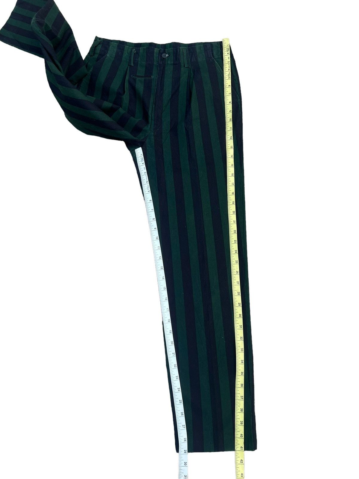 Michiko Koshino Vintage 90s Michiko Koshino Japan Border Stripe Trouser Pant Size US 30 / EU 46 - 5 Thumbnail
