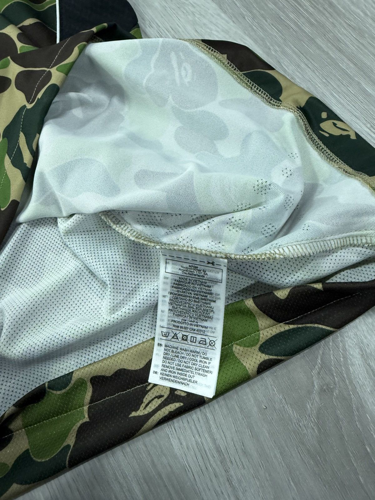 Adidas × Bape BAPE x adidas Camo Football Jersey Size US M / EU 48-50 / 2 - 4 Thumbnail
