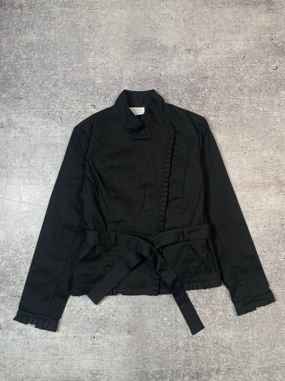 Hysteric Glamour Vintage 00s Asymmetrical Bondage Jacket Rick Owens Vibe Y2K Size M / US 6-8 / IT 42-44 - 1 Thumbnail
