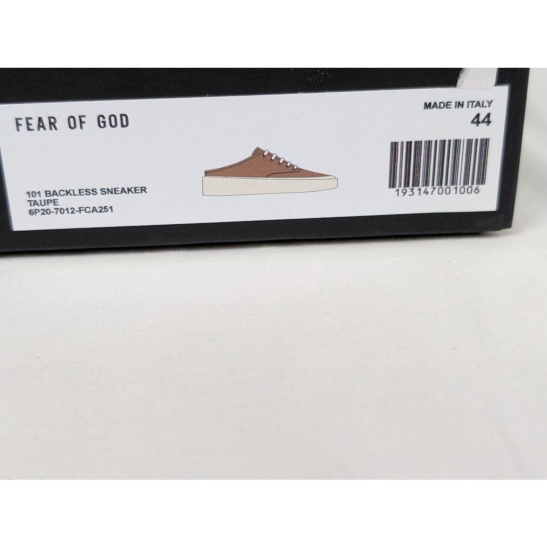 Fear of God o1rshd1 101 Backless Sneakers in Taupe 44 Size US 11 / EU 44 - 18 Thumbnail