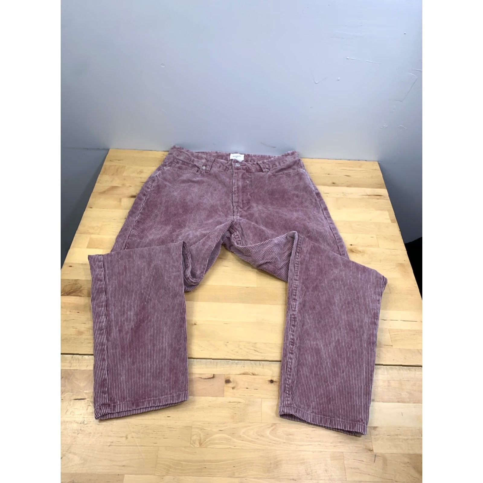 Billabong Billabong Corduroy Pants Womens 29 Red Faded Mum Fit Timeless Classic Chino Pockets Mango? Size 29" - 5 Thumbnail