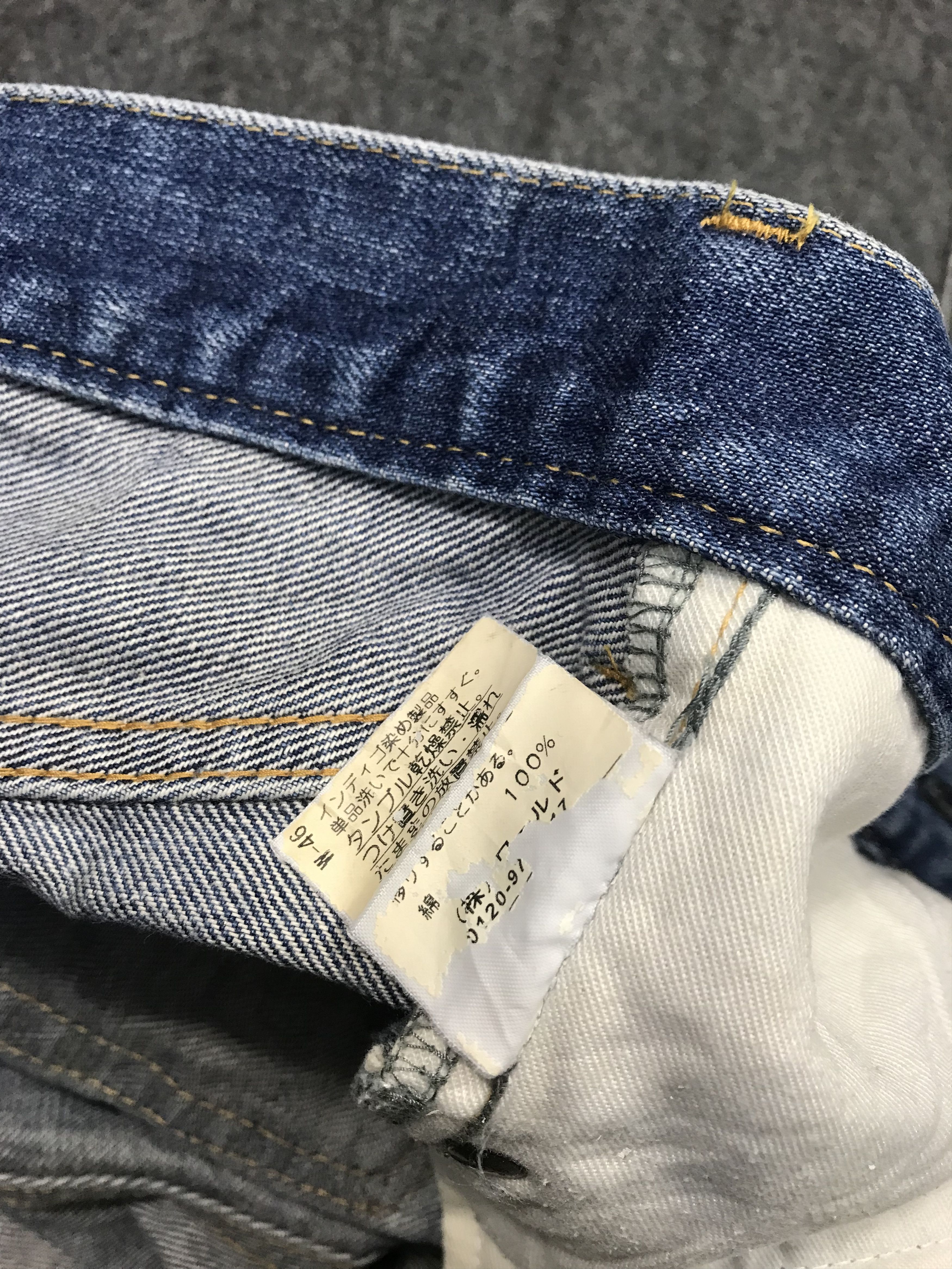 Japanese Brand × Takeo Kikuchi Takeo Kikuchi Denim Indigo Pant Straight Cut Size US 32 / EU 48 - 6 Thumbnail