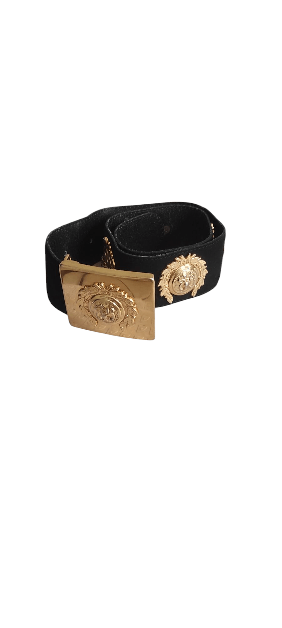 Vintage Stephen Collins Vintage Belt Suede Gold Tone Studded Belt Size ONE SIZE - 12 Thumbnail