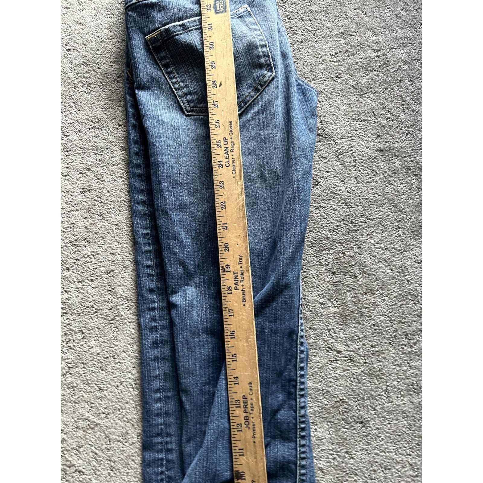 Buffalo David Bitton VINTAGE Buffalo David Bitton Pure Jeans 27 Flared Leg Womens Jeans 27 Blue 28 Inseam Ultra Low Rise Size 27" / US 4 / IT 40 - 7 Thumbnail