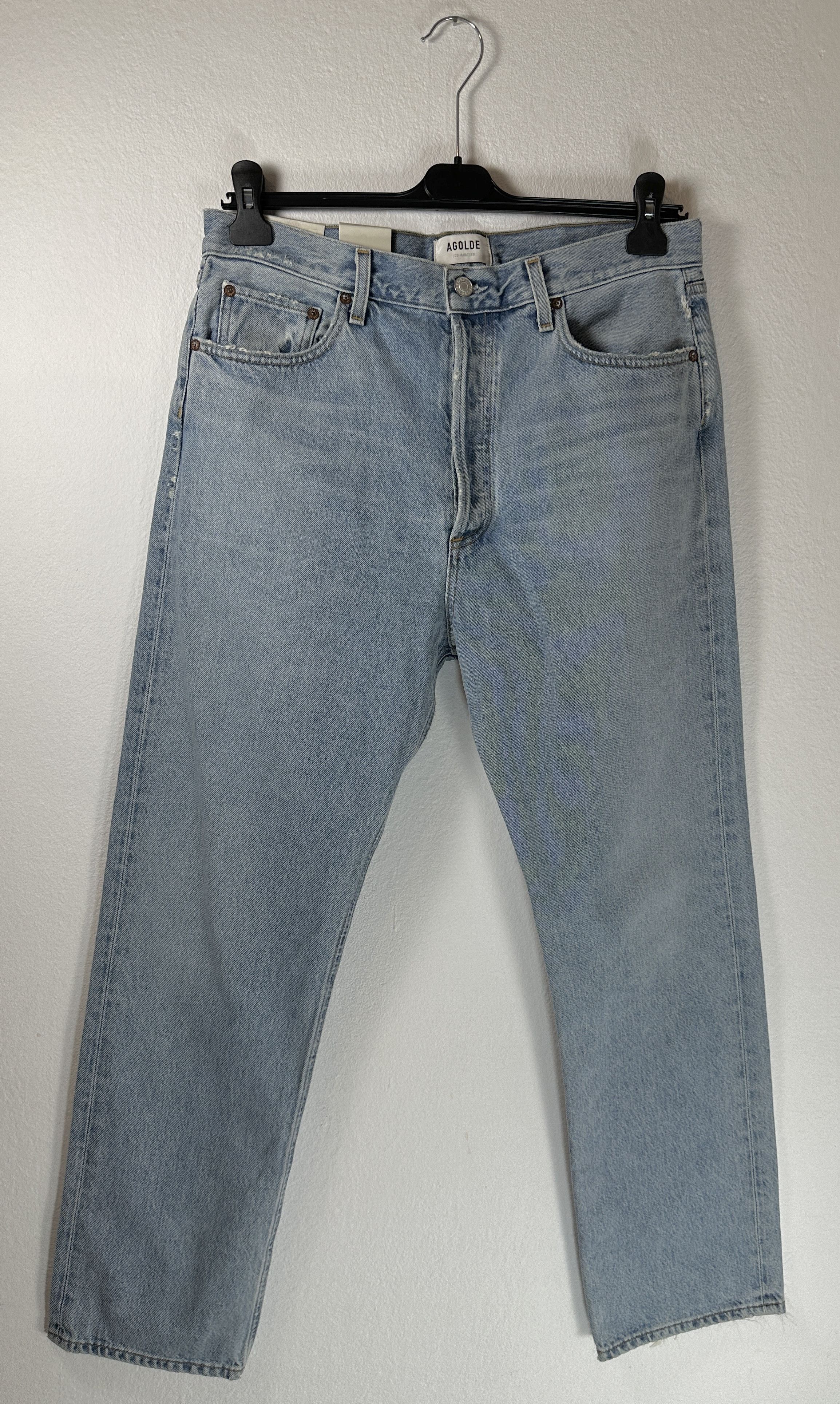 Agolde 90's Pinch Waist high-rise straight jeans Size 31" - 1 Thumbnail